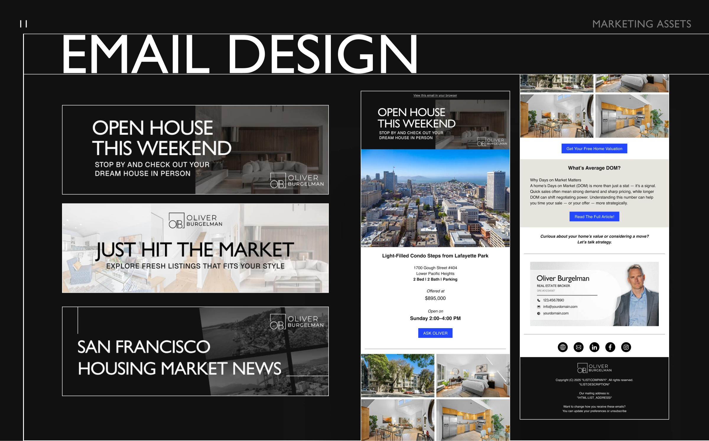 Email header/footer, signature, and templates 