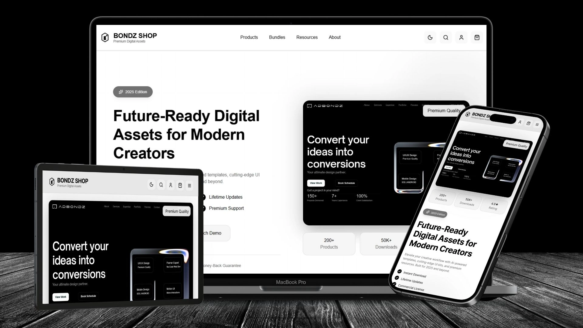 Any device responsive UI design - Light Version