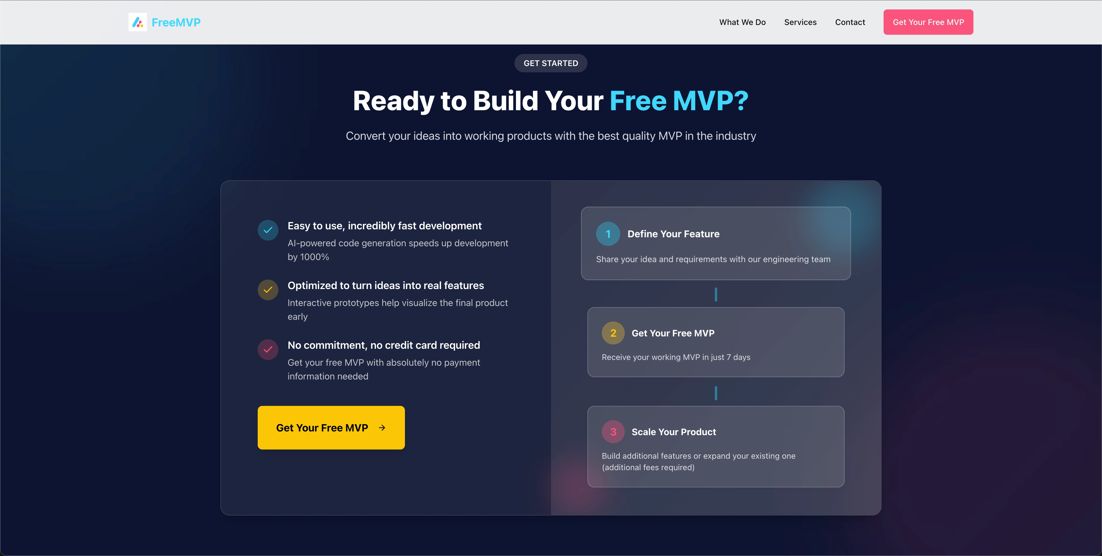 MVP Builder Features