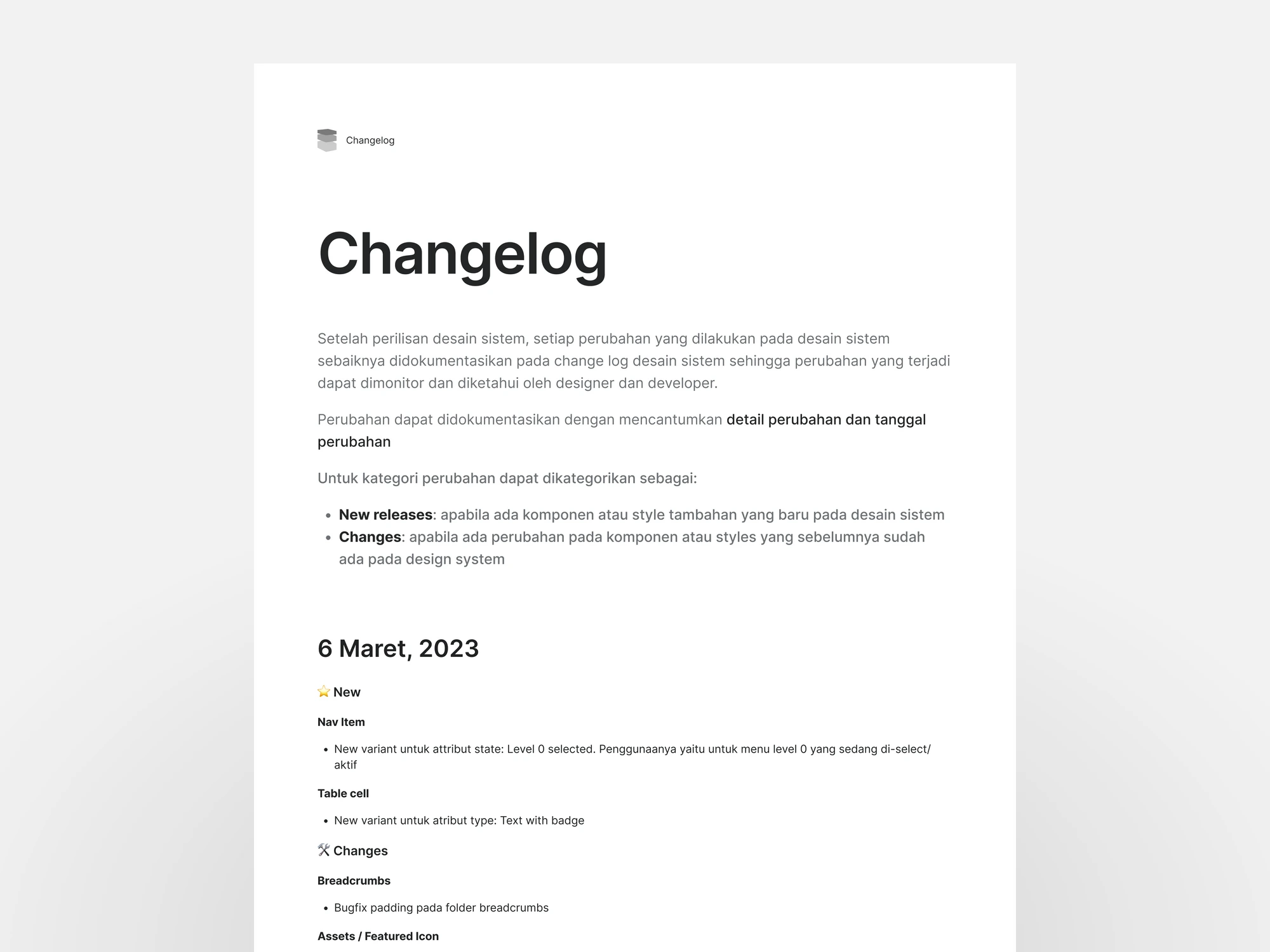 Changelog