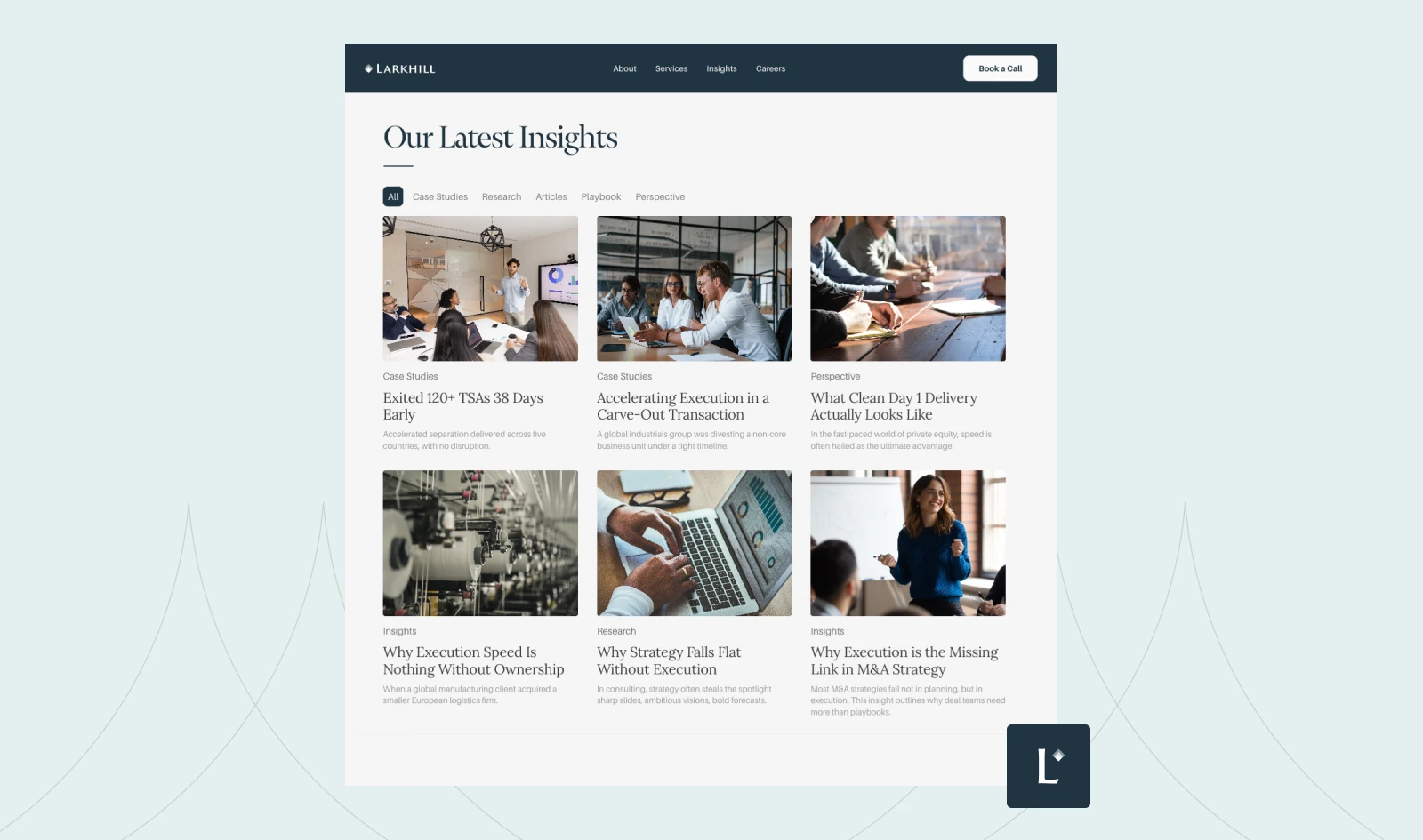 Insights Page - Larkhill