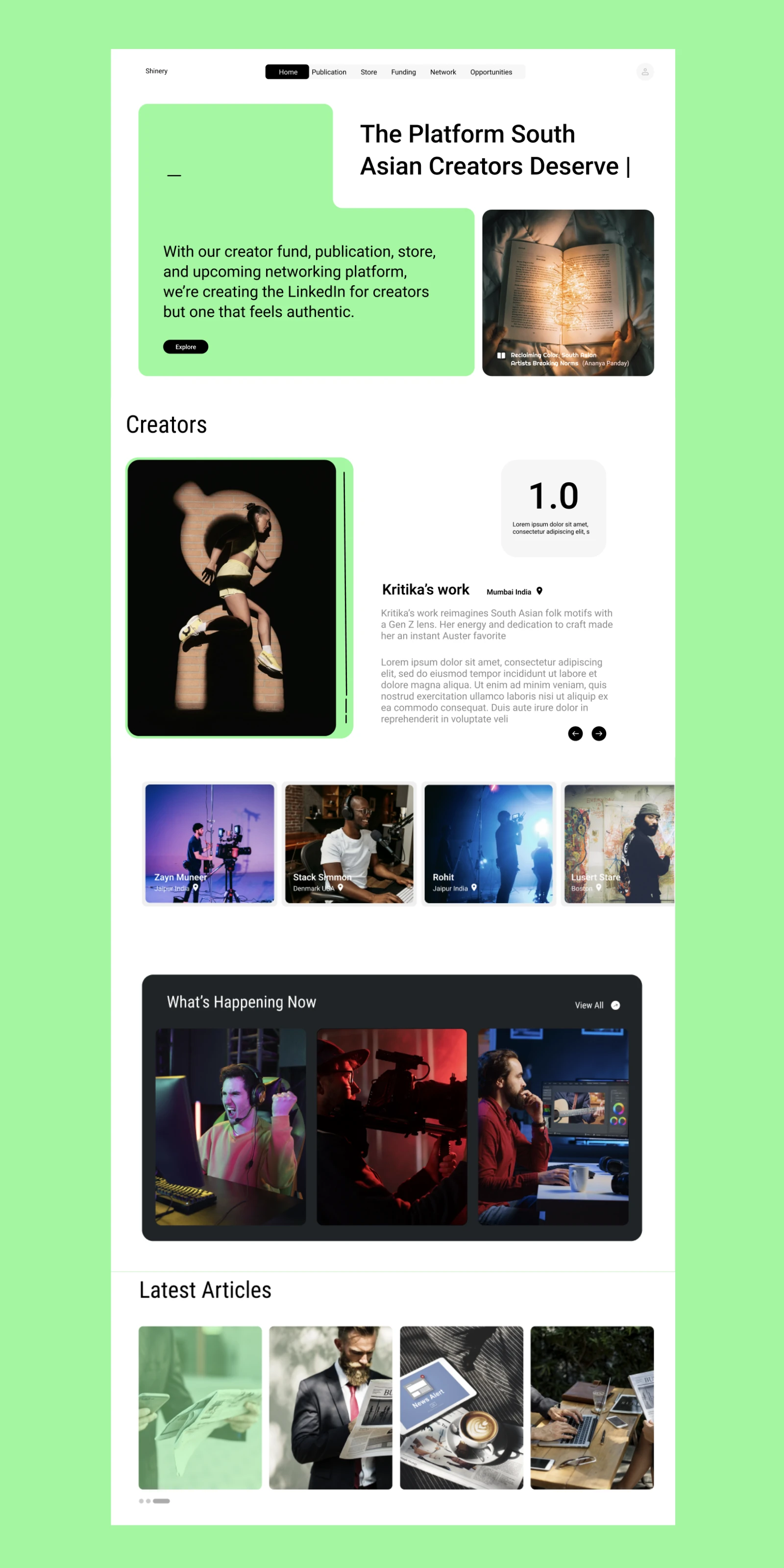 Landing Page