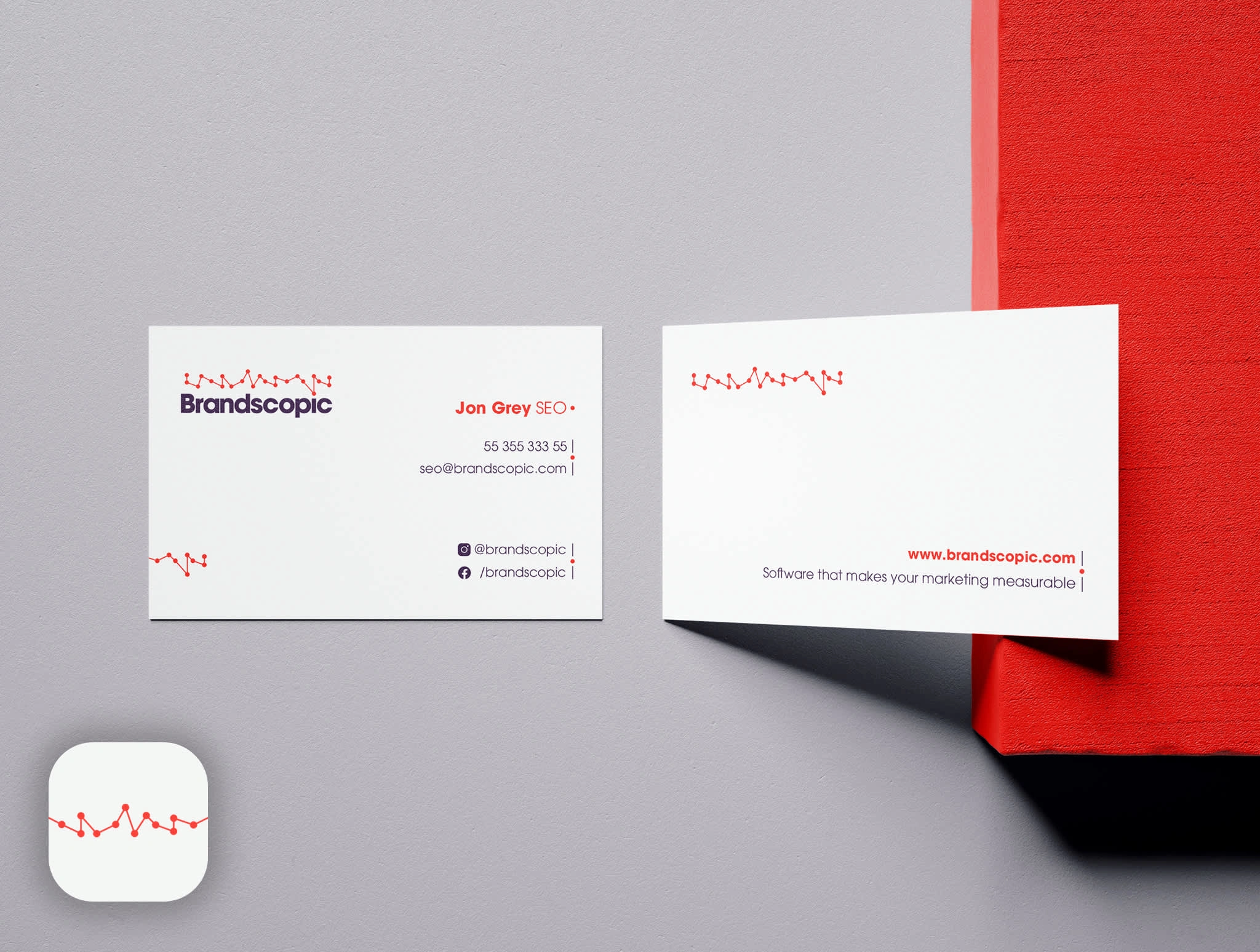Horizontal Business Card Design
