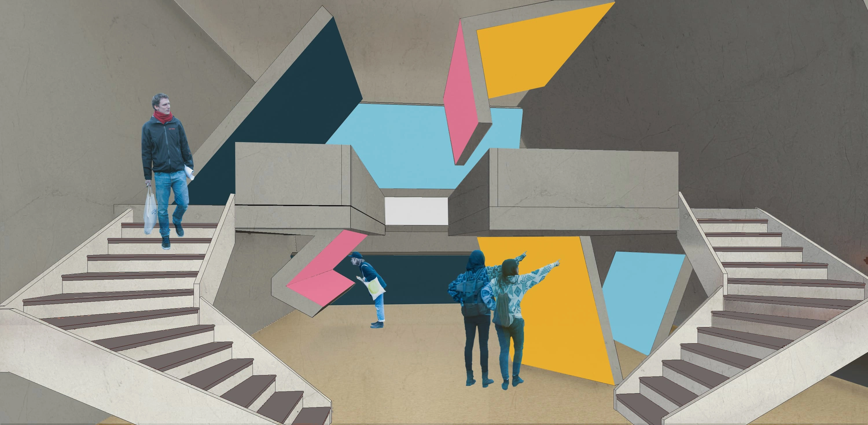 Space Design Concept for Jamie Hewlett's Gallery