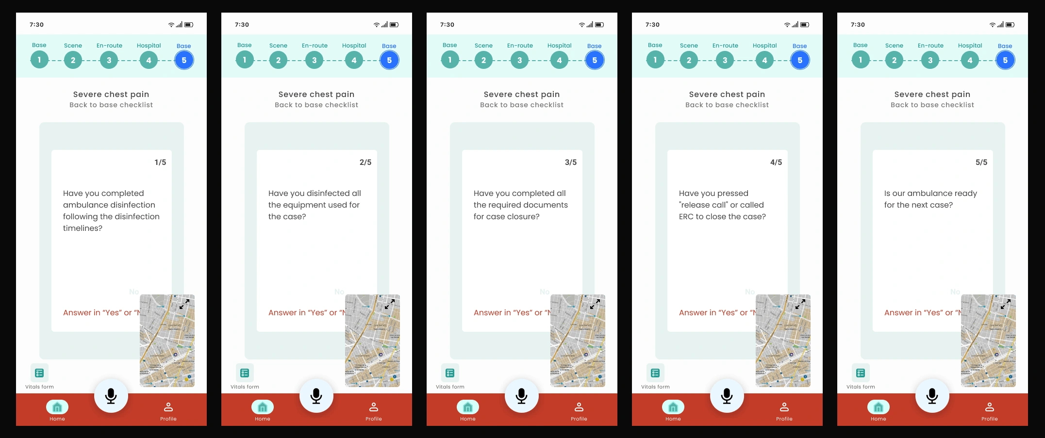 Base Scene Protocol Check Screen Flow