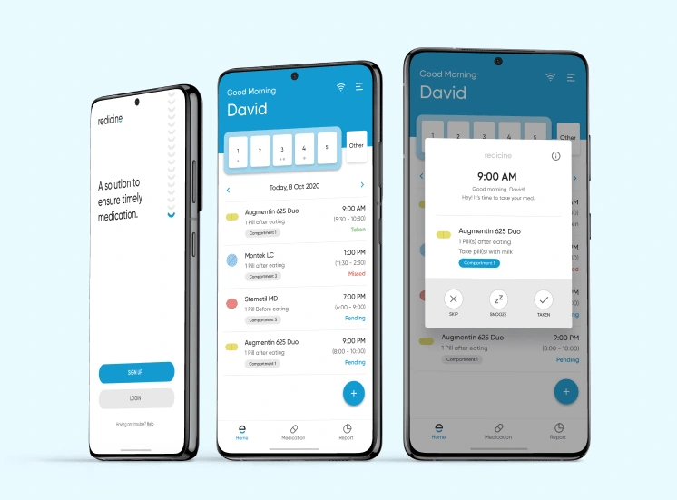 Onboarding | Home | Pill reminding