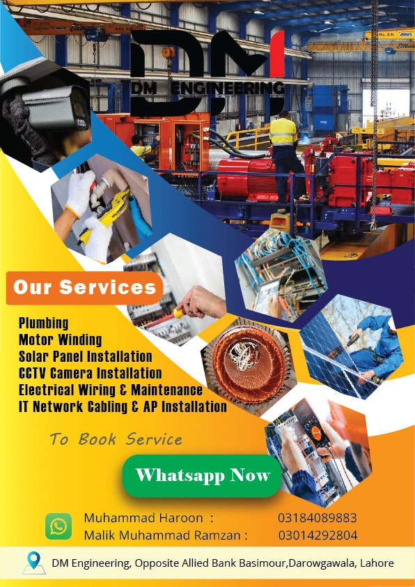 Flyer for DM Engineering