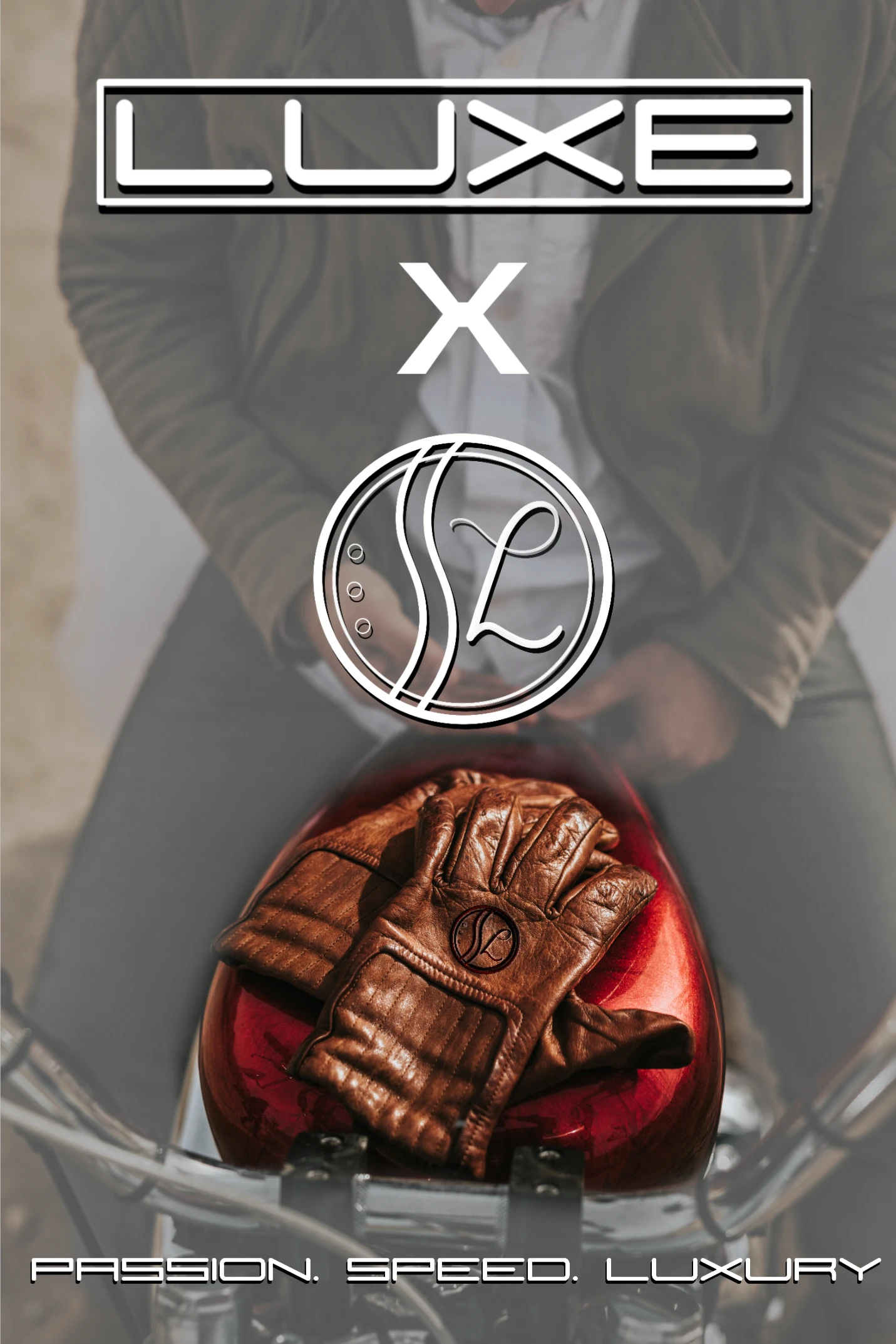 Speedy Red Burned Branded Leather Gloves - Luxe x Layterwood 