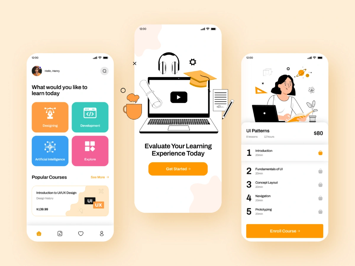 LearnX App Design