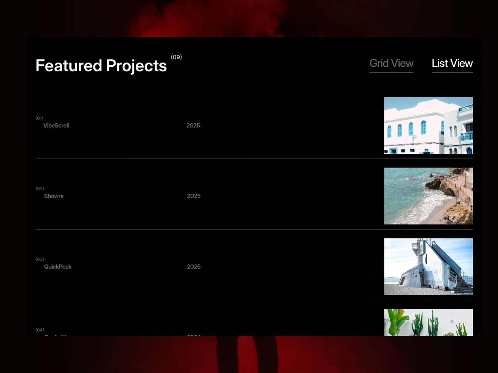 List View