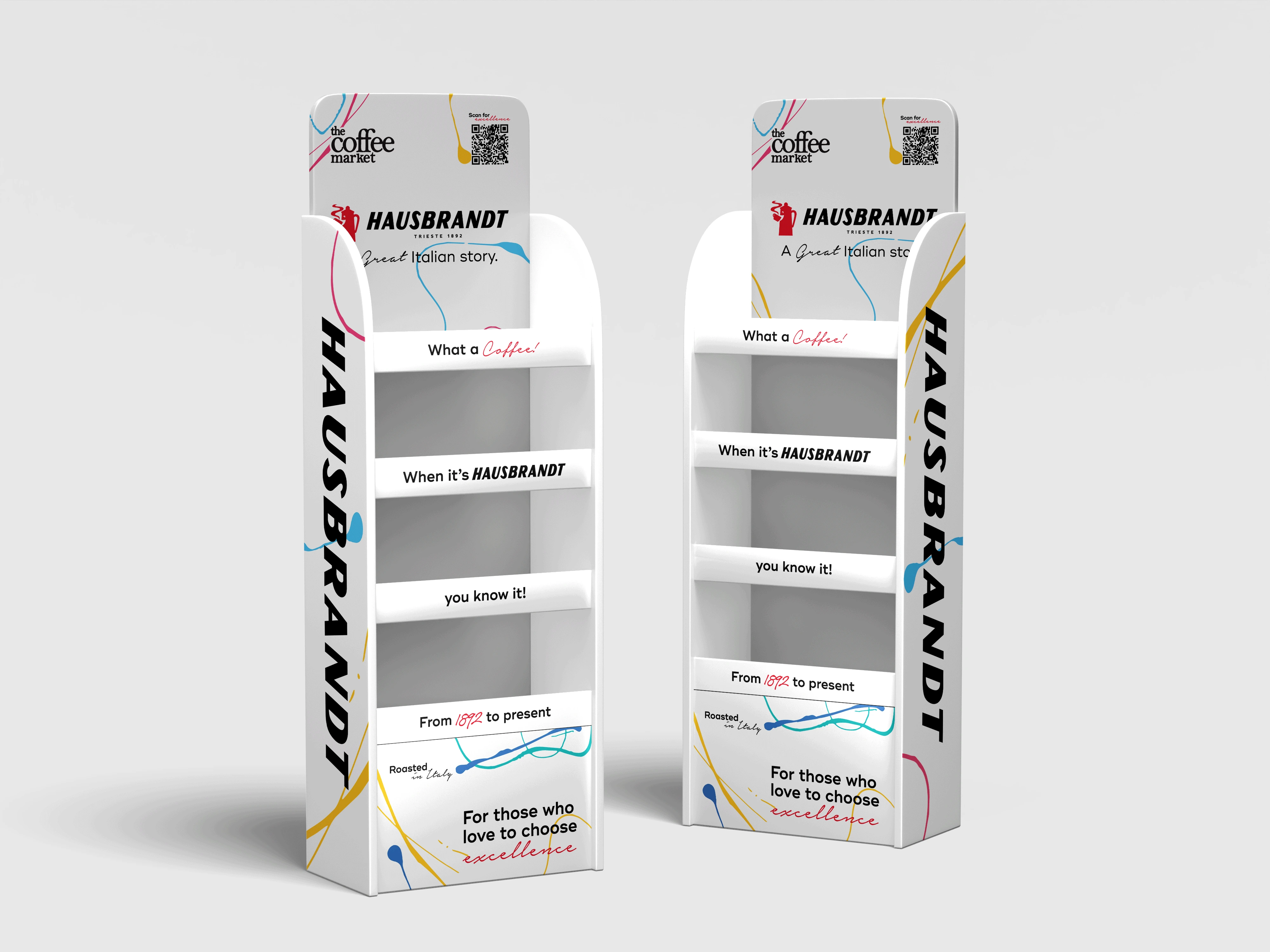 Hausbrandt Product Display Stand