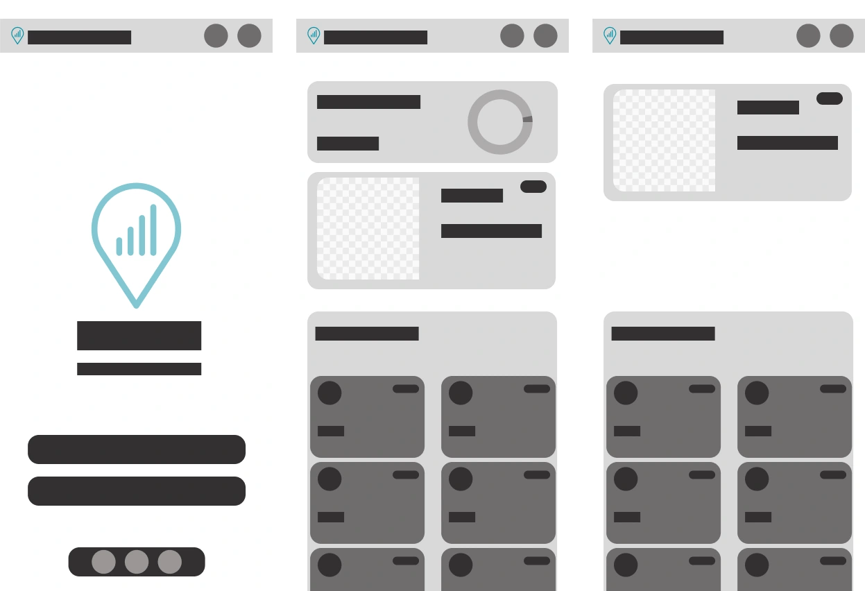 low-fidelity Wireframe