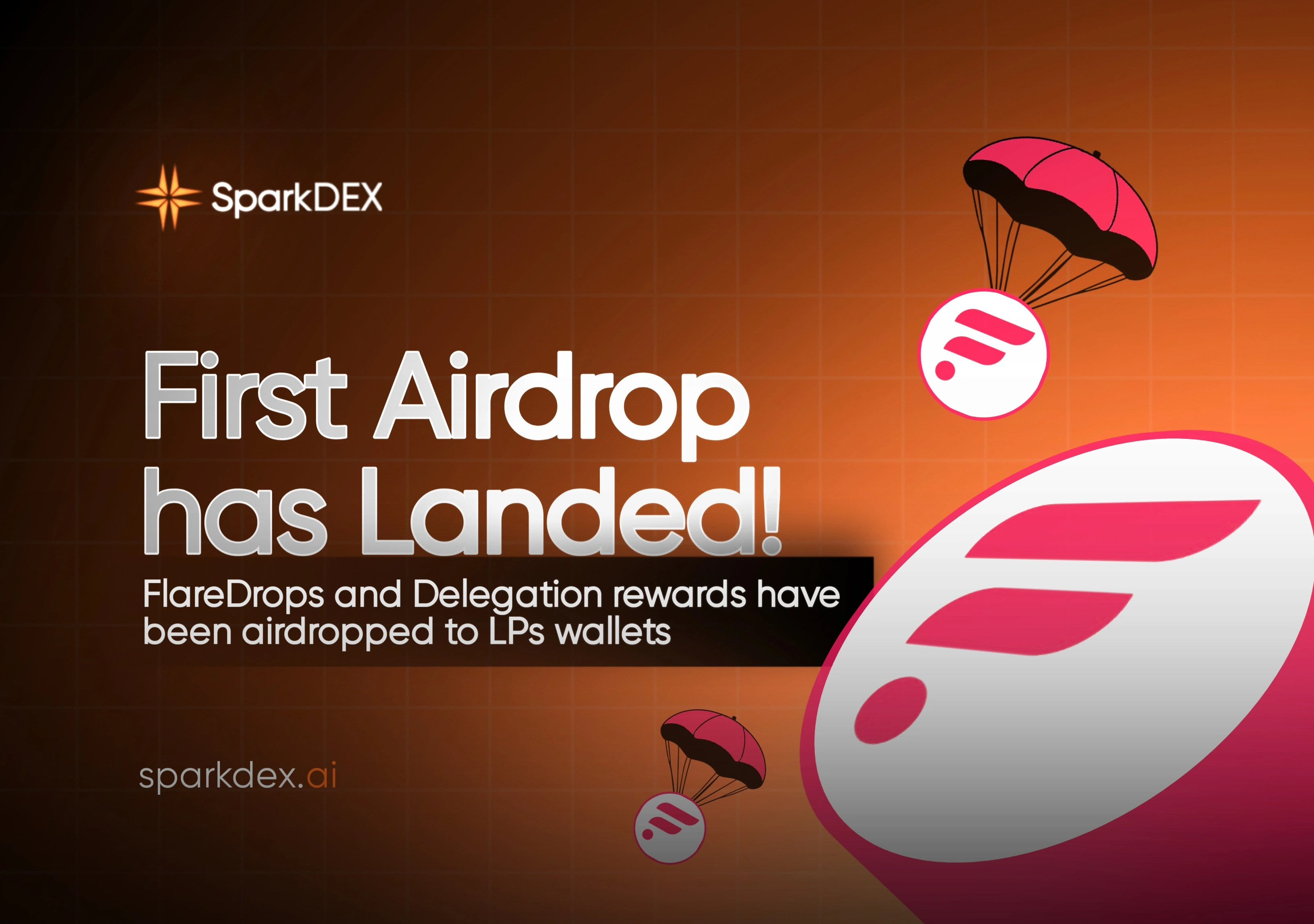 Airdrop announcement design