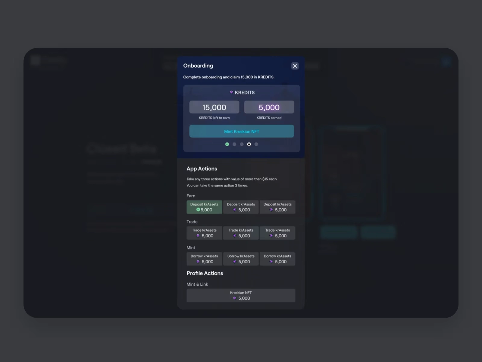 Composite Onboarding Component with States
