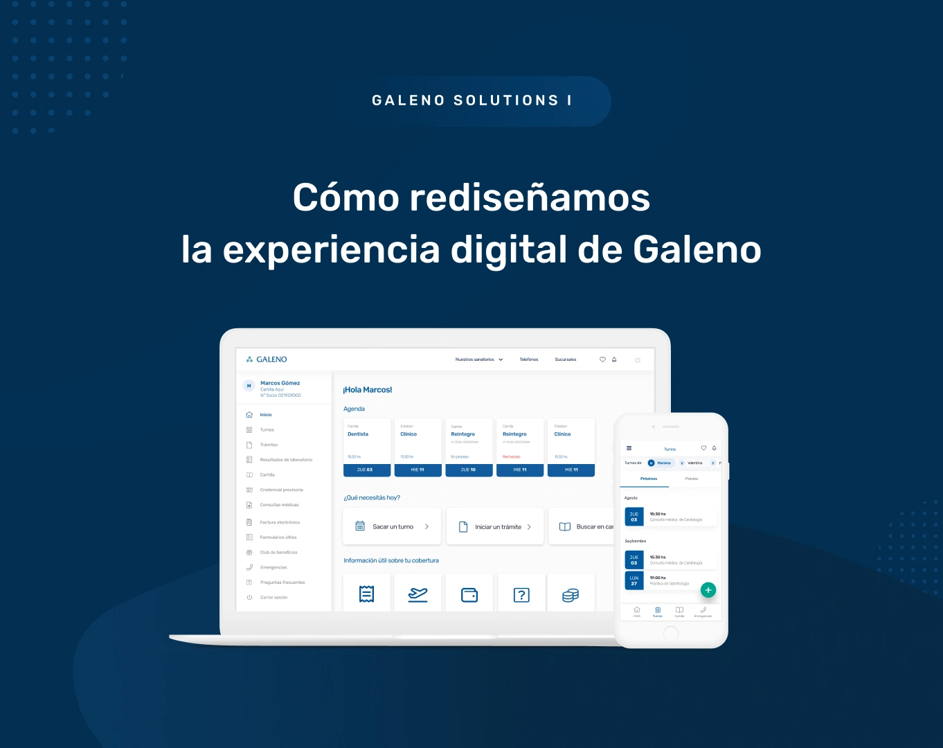 Galeno is a leader in prepaid medicine with over 35 years of experience. 