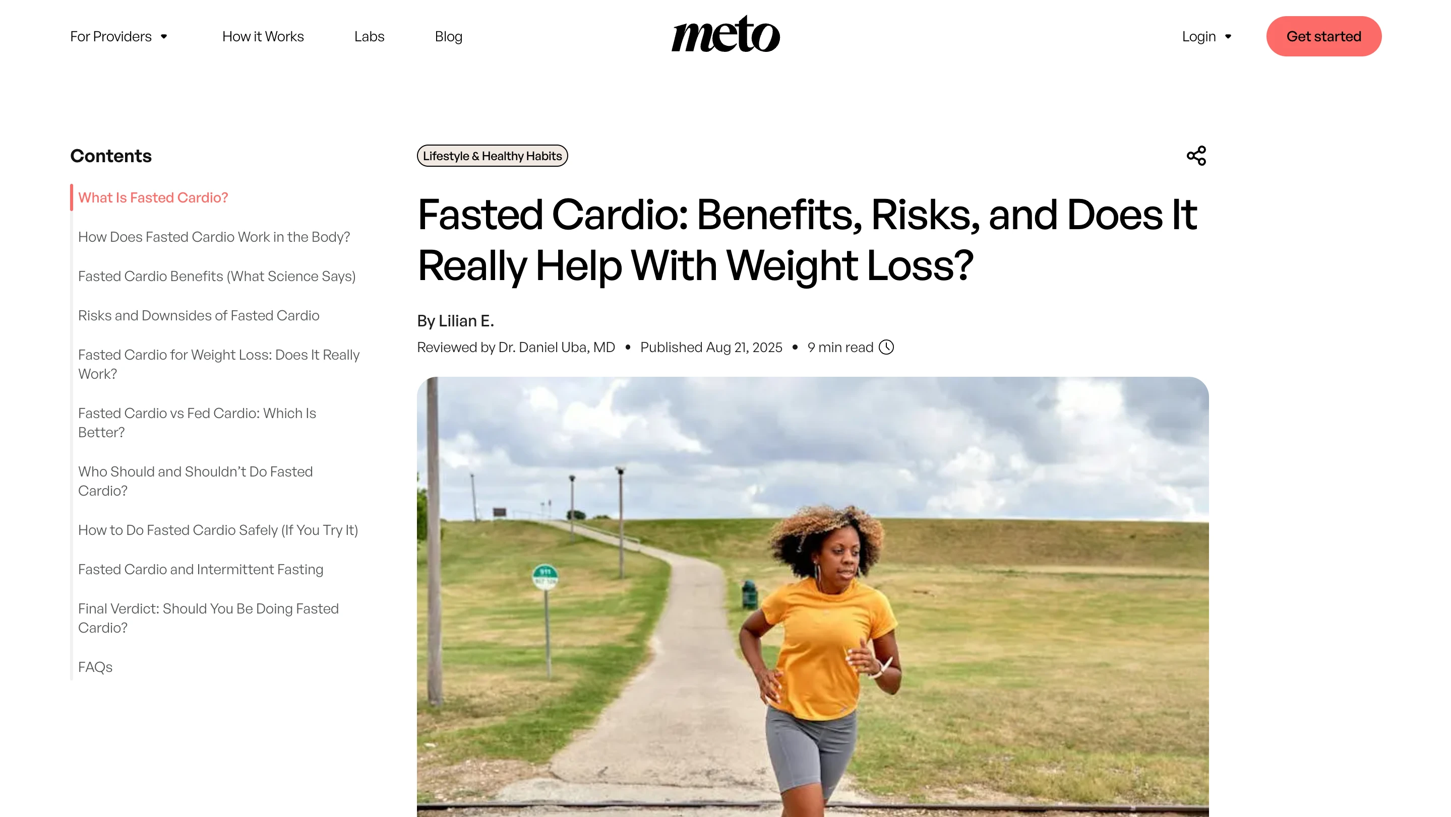 Read Blog article page