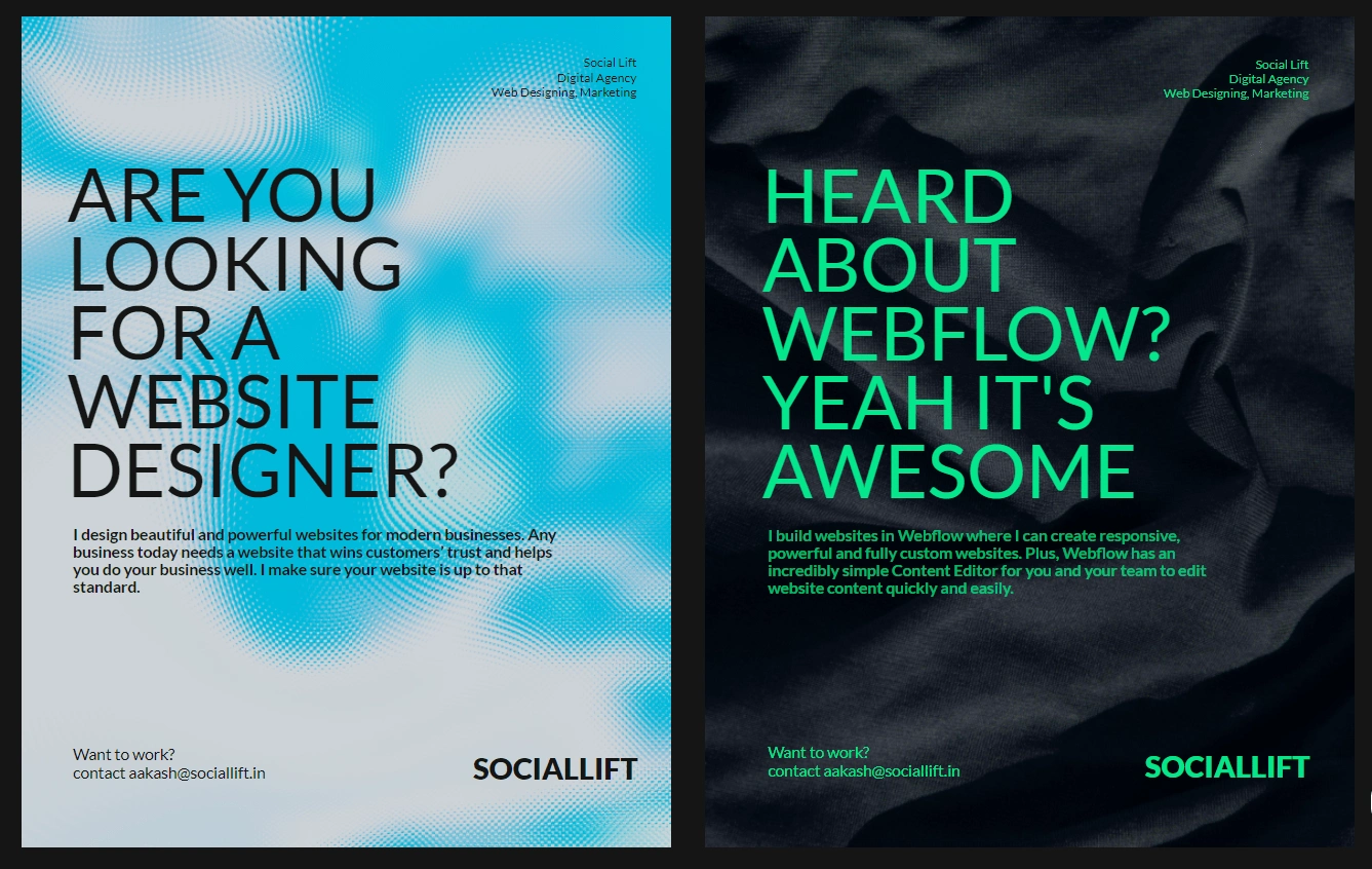 magazine like design