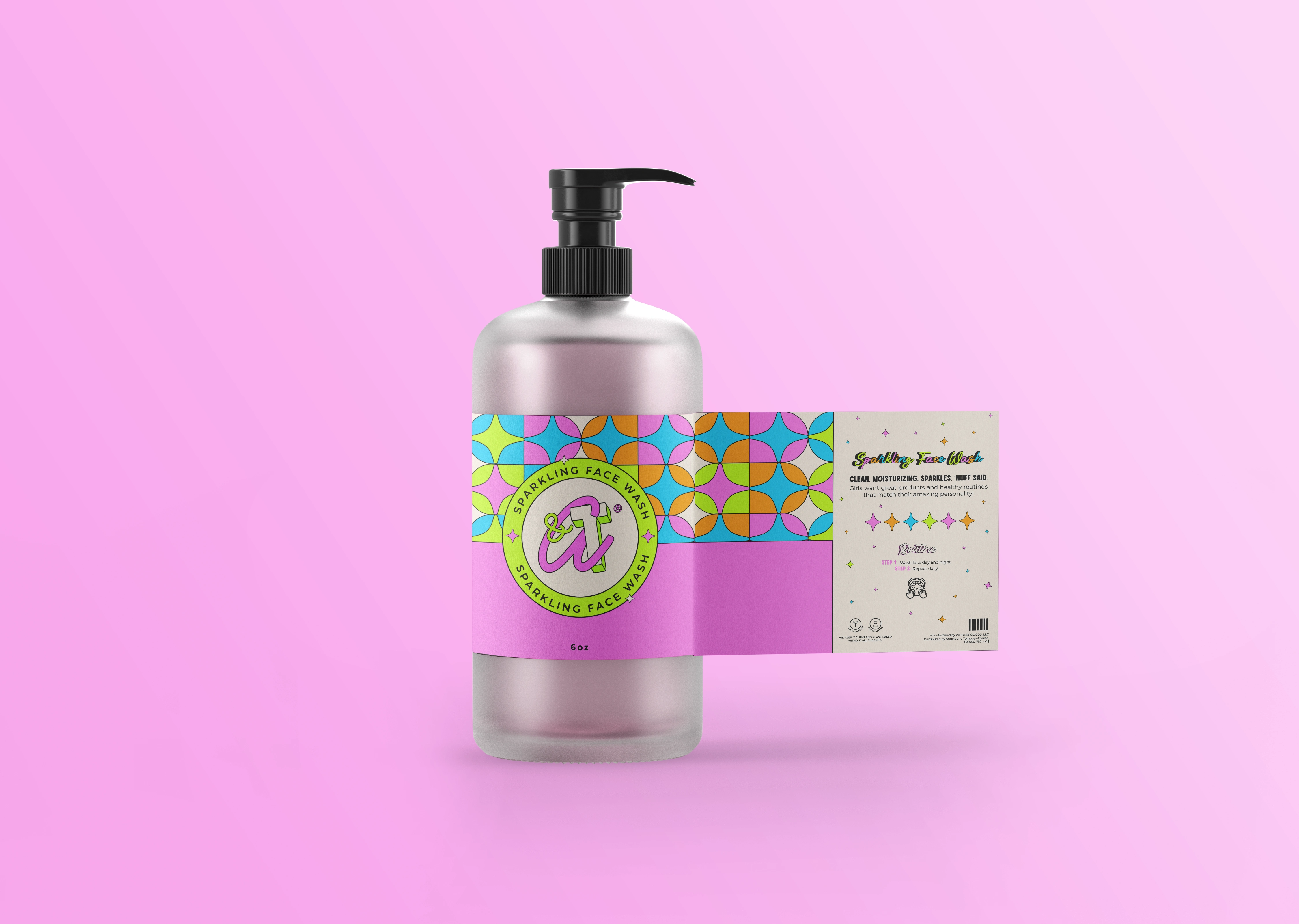 Packaging for a face wash