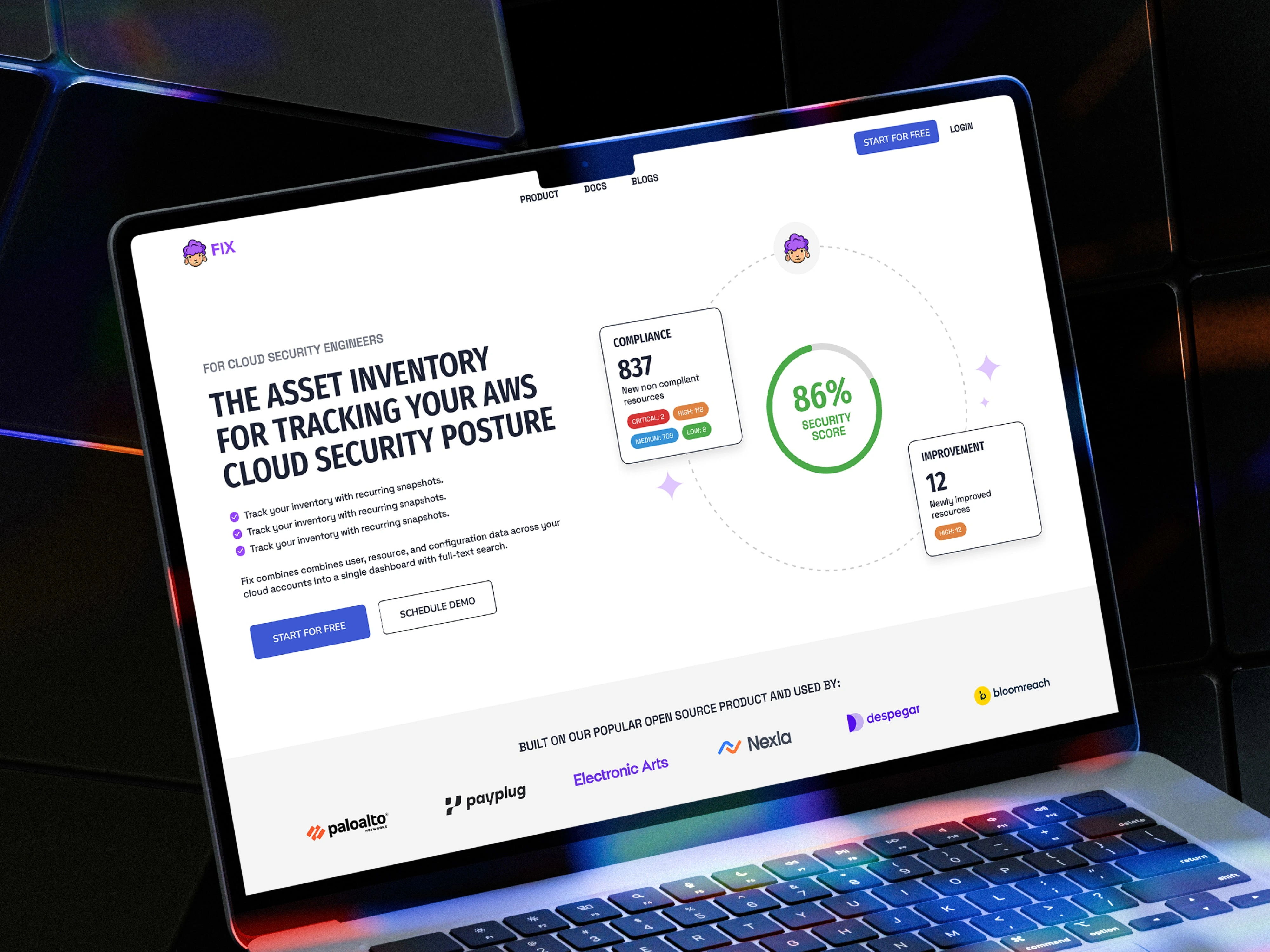 FIX Website Hero Section 3