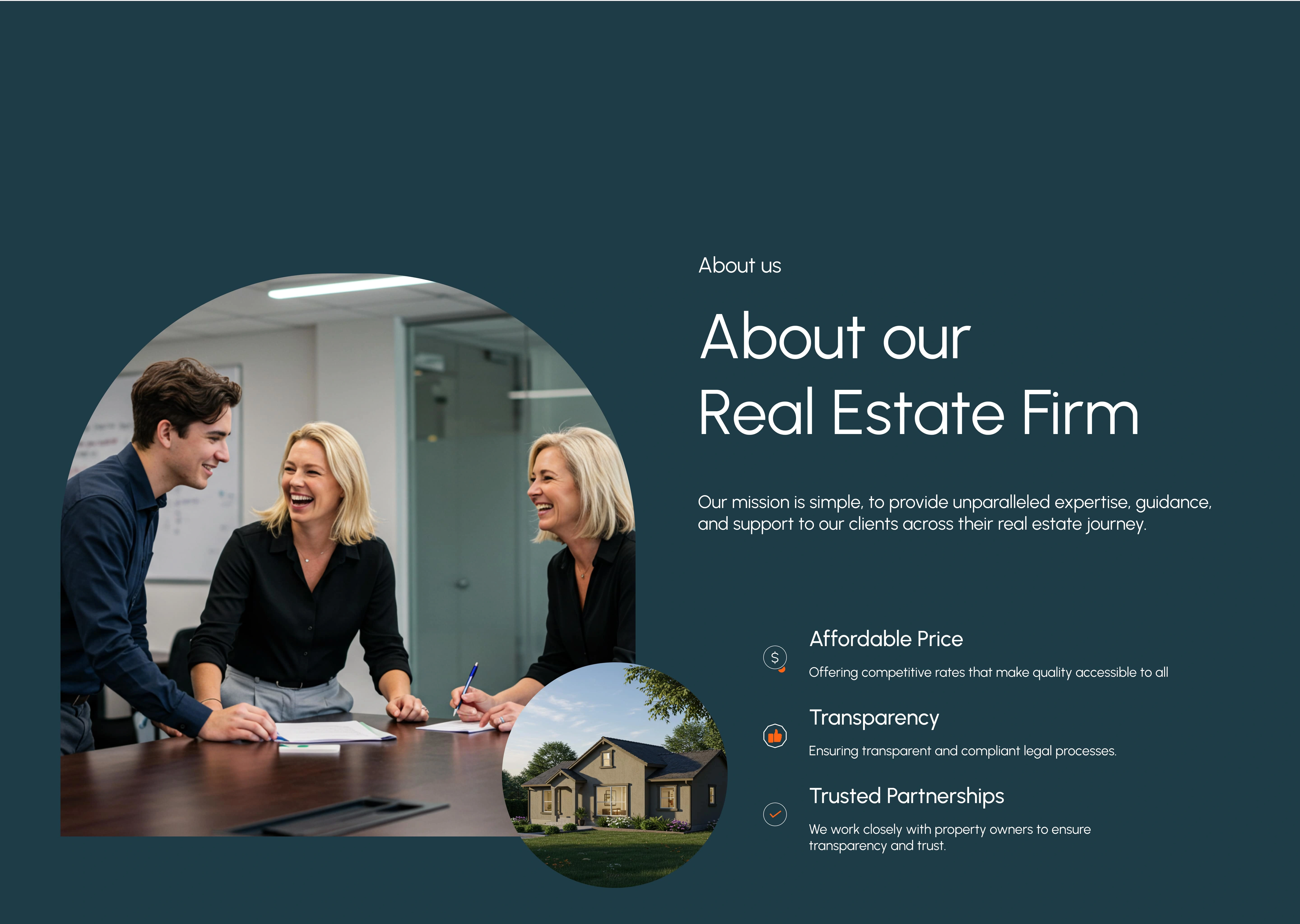 SIMPLE ABOUT SECTION OF THE WEBSITE
