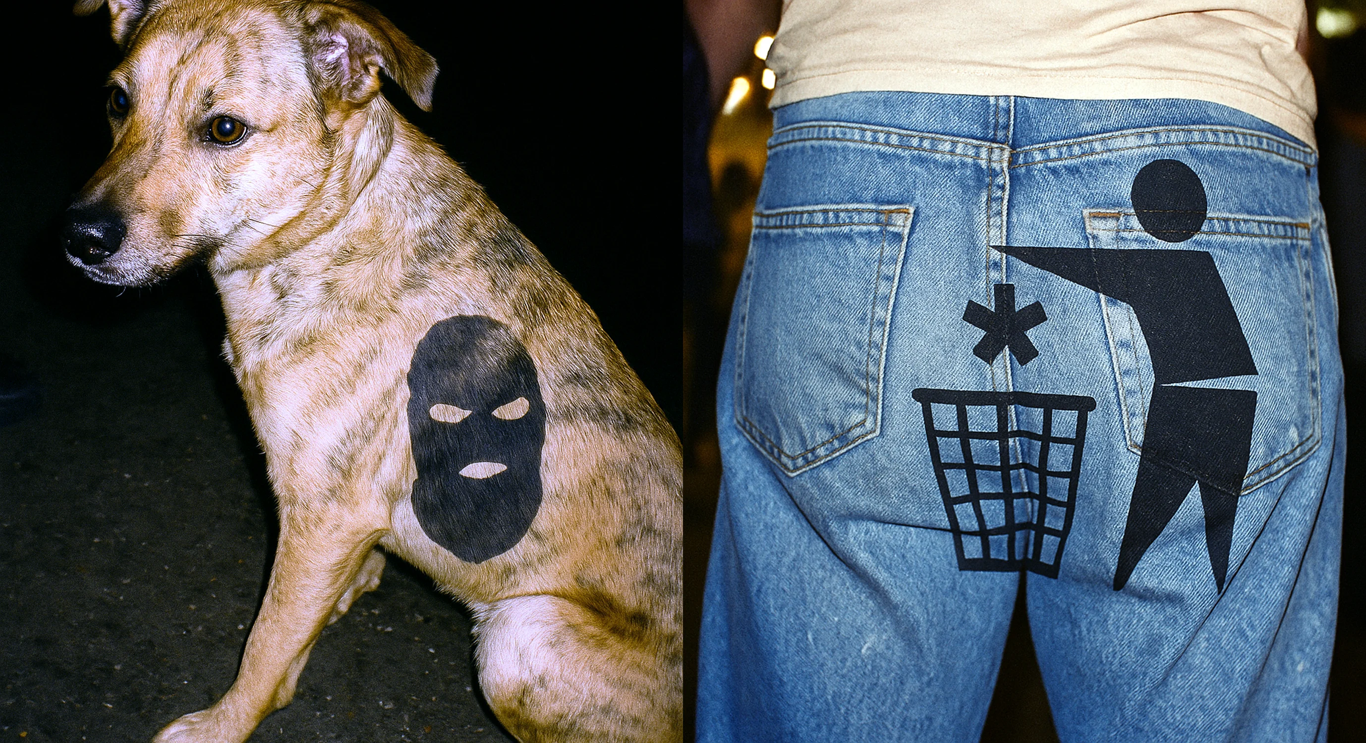 Generated image series with integrated logo