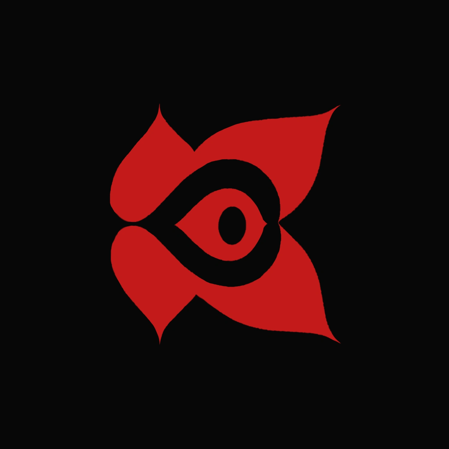 A bold signature mark, the visual core of Keshida’s identity and Vizualogy’s creative spirit.