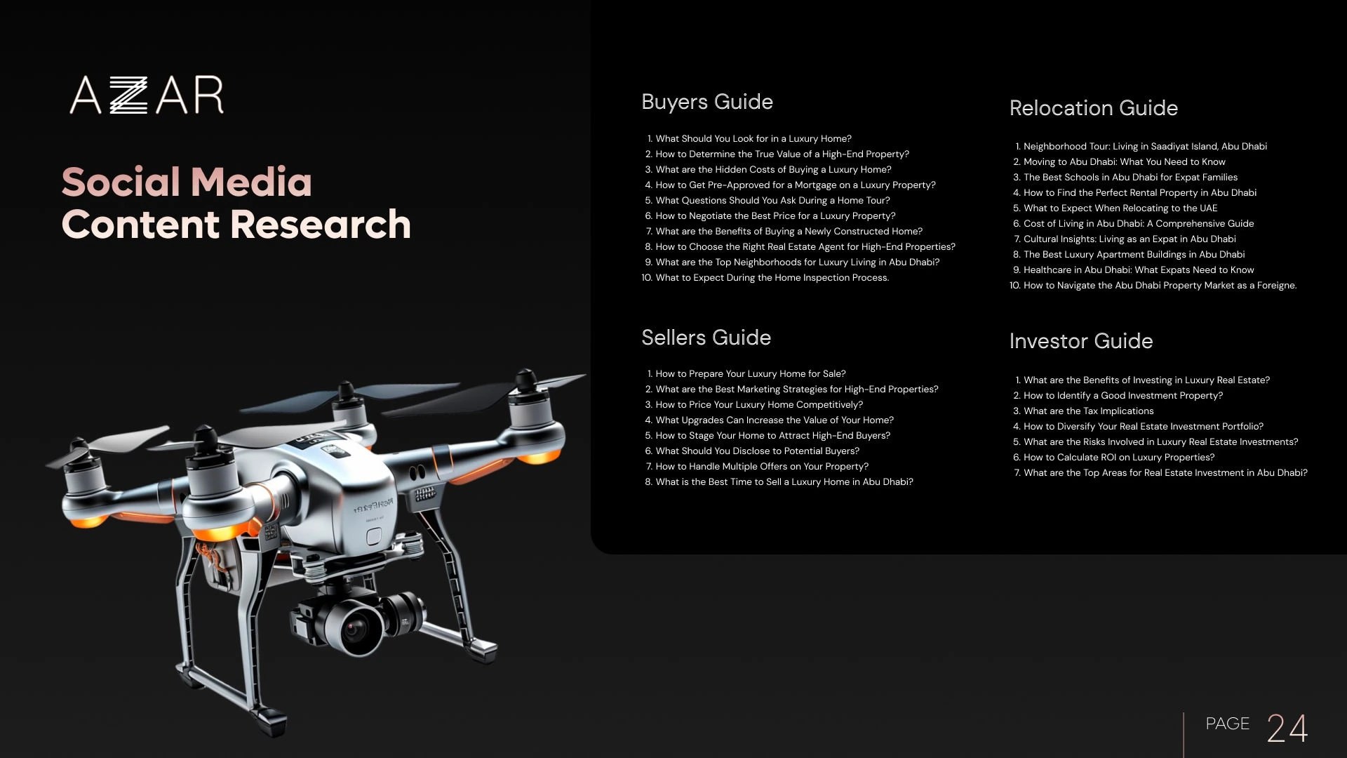 Some great social media research went into this investment pitch deck.