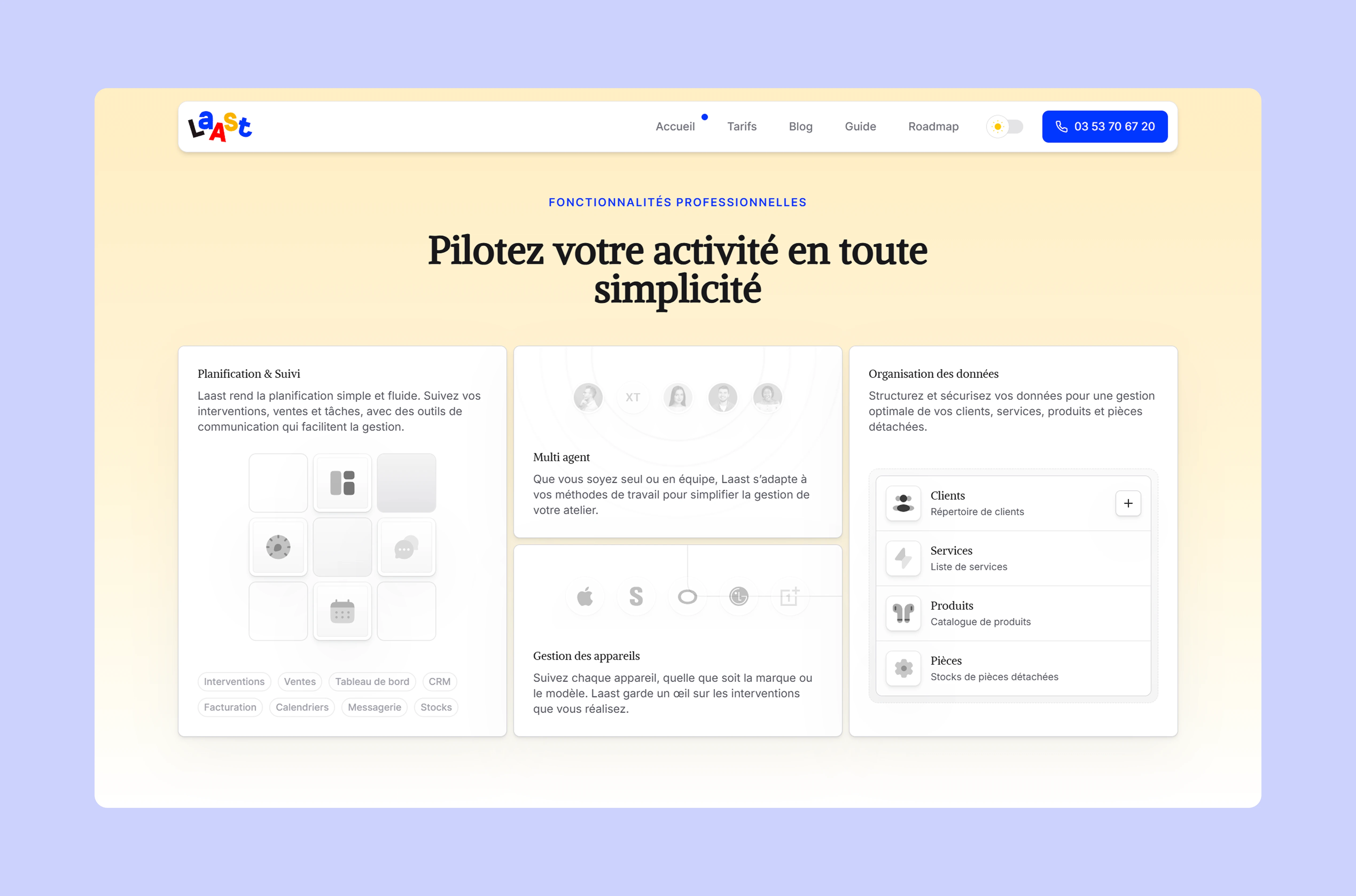 Bento grids convert and easily convey strong messages