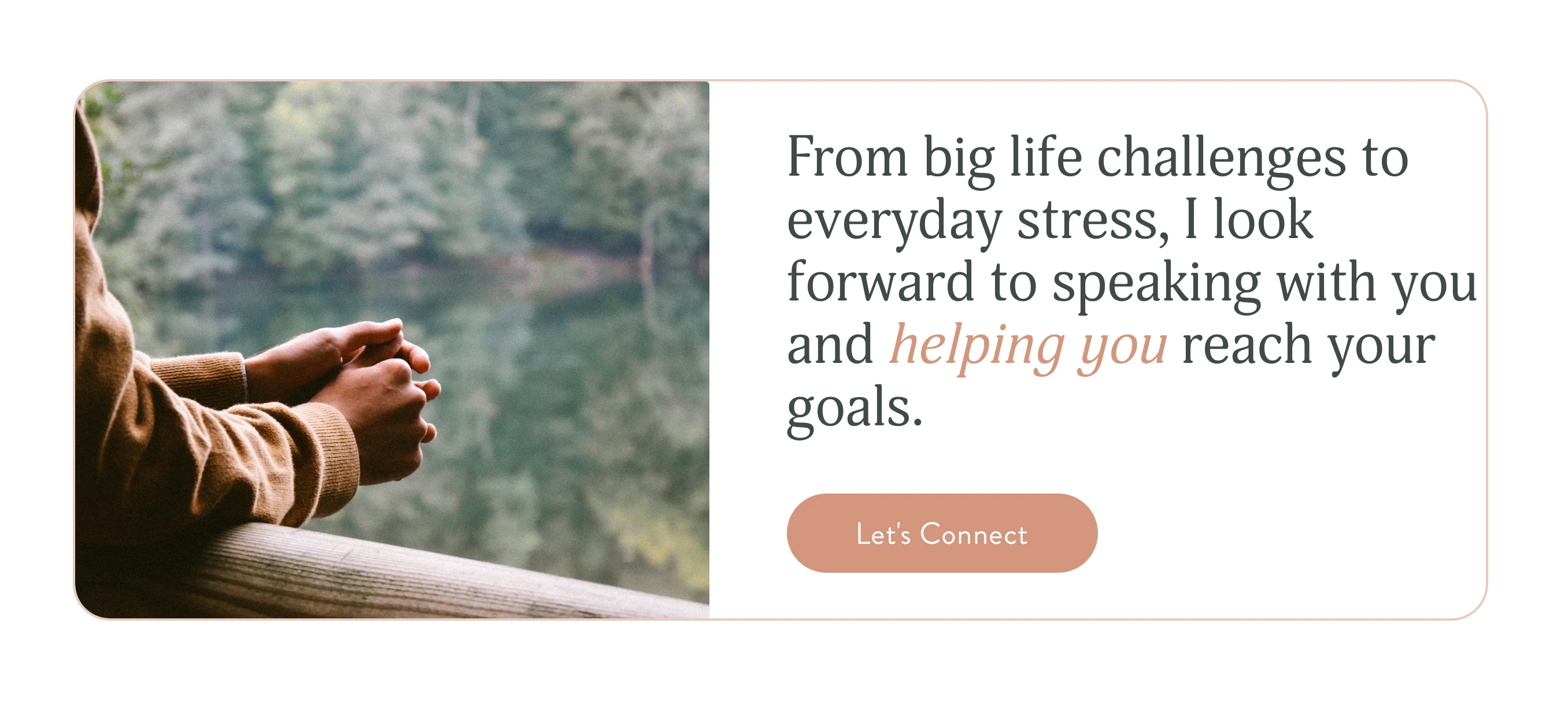 The CTA on every page strived to help users not feel alone and supported, wherever they were.