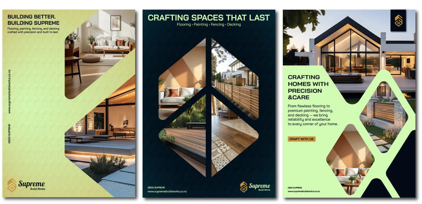 Supreme Build Works - Poster Design