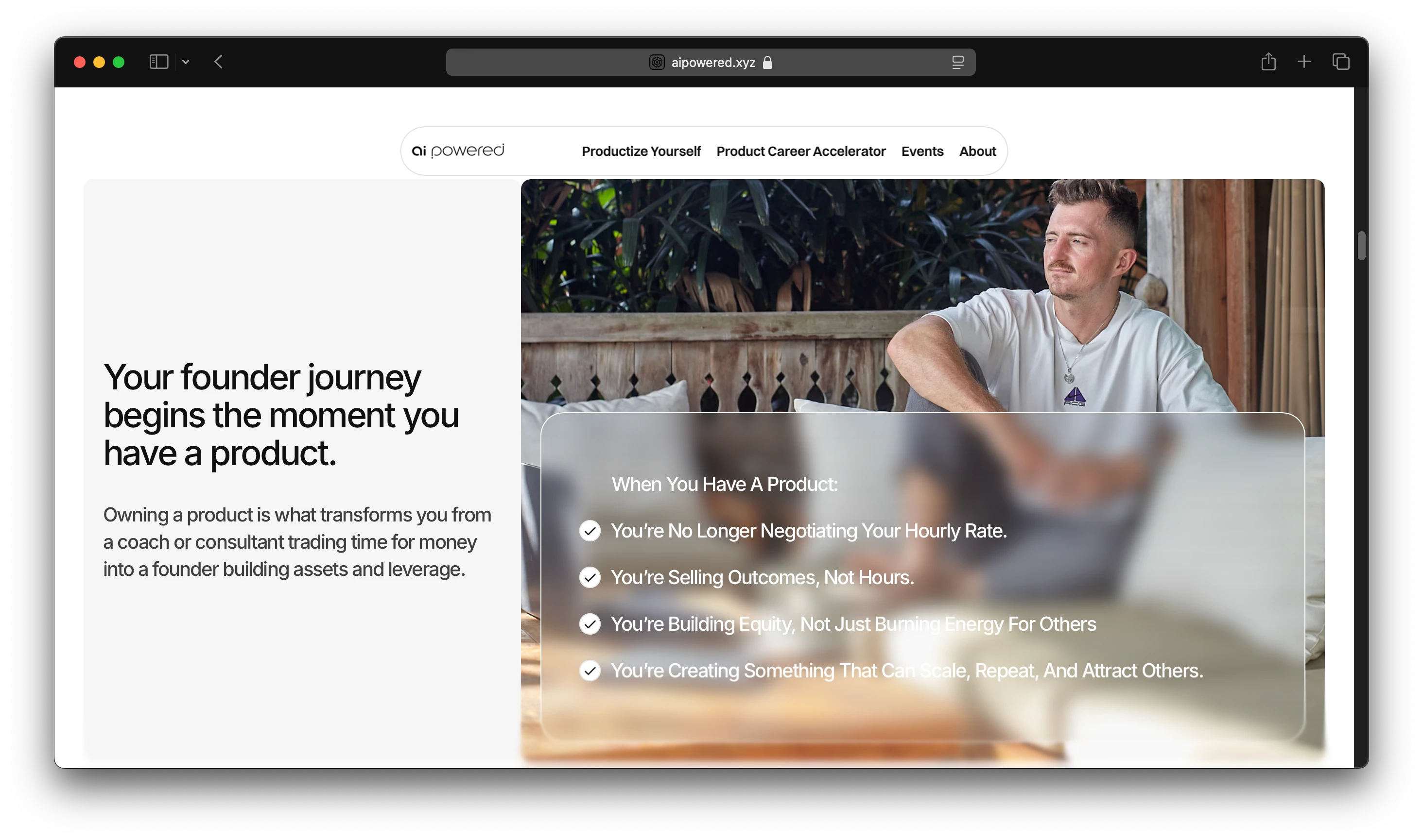 Liquid Glass with background blur effect
