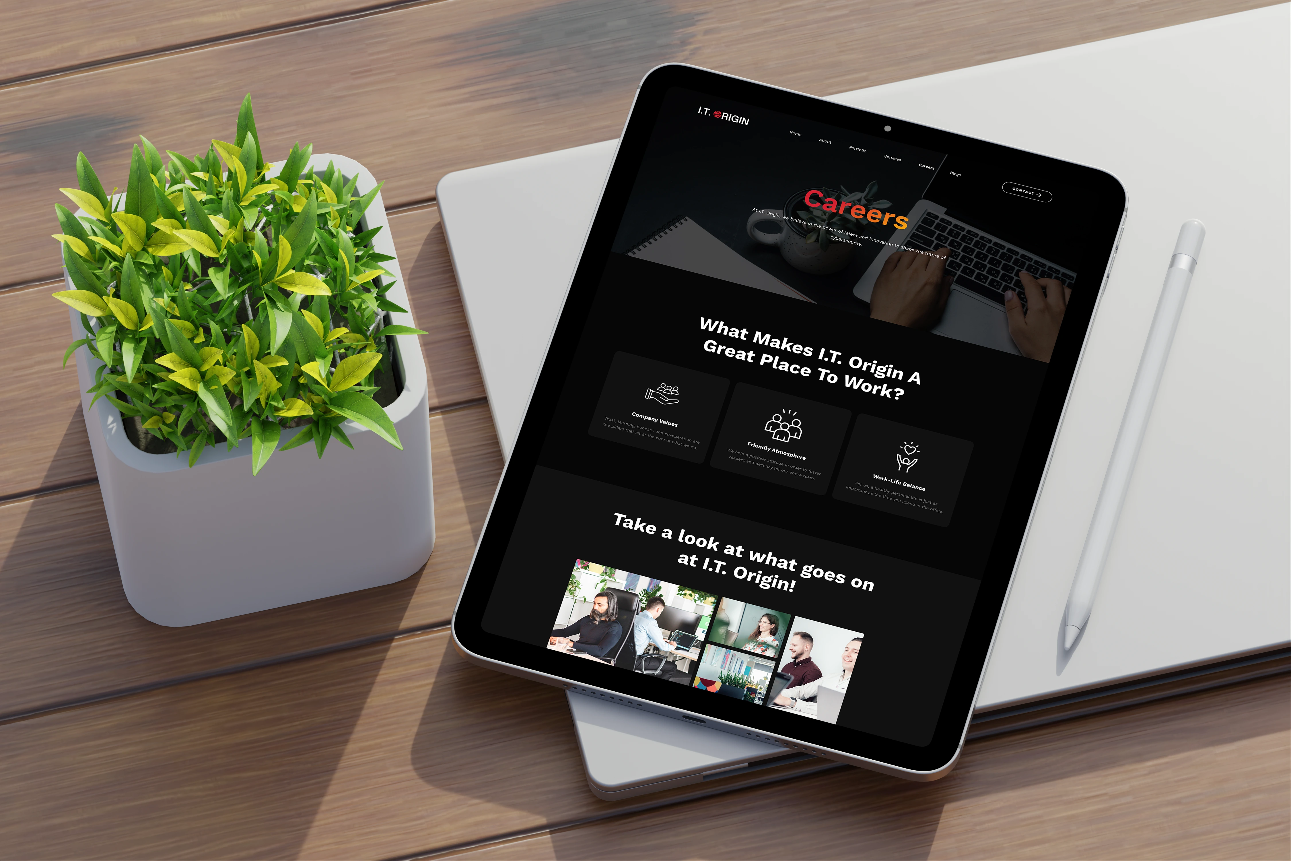 Security company website design