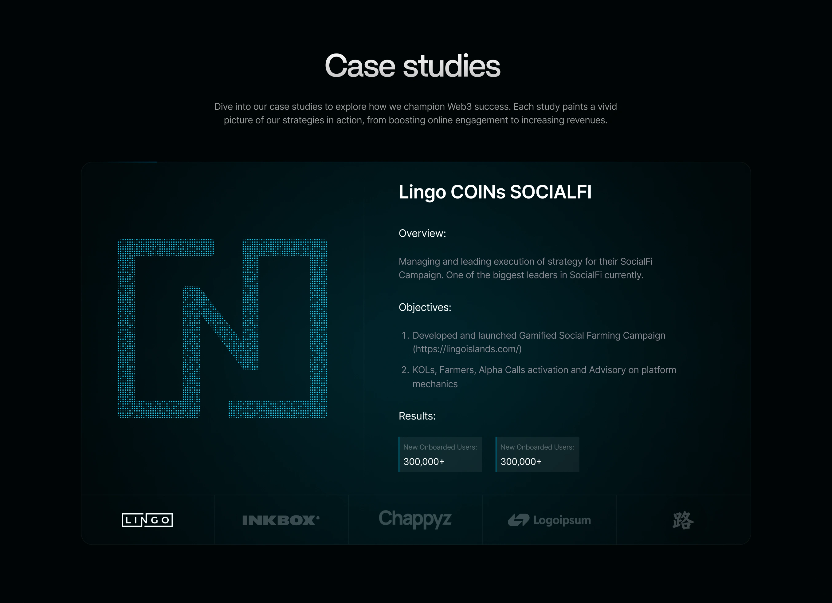 Case Studies Section