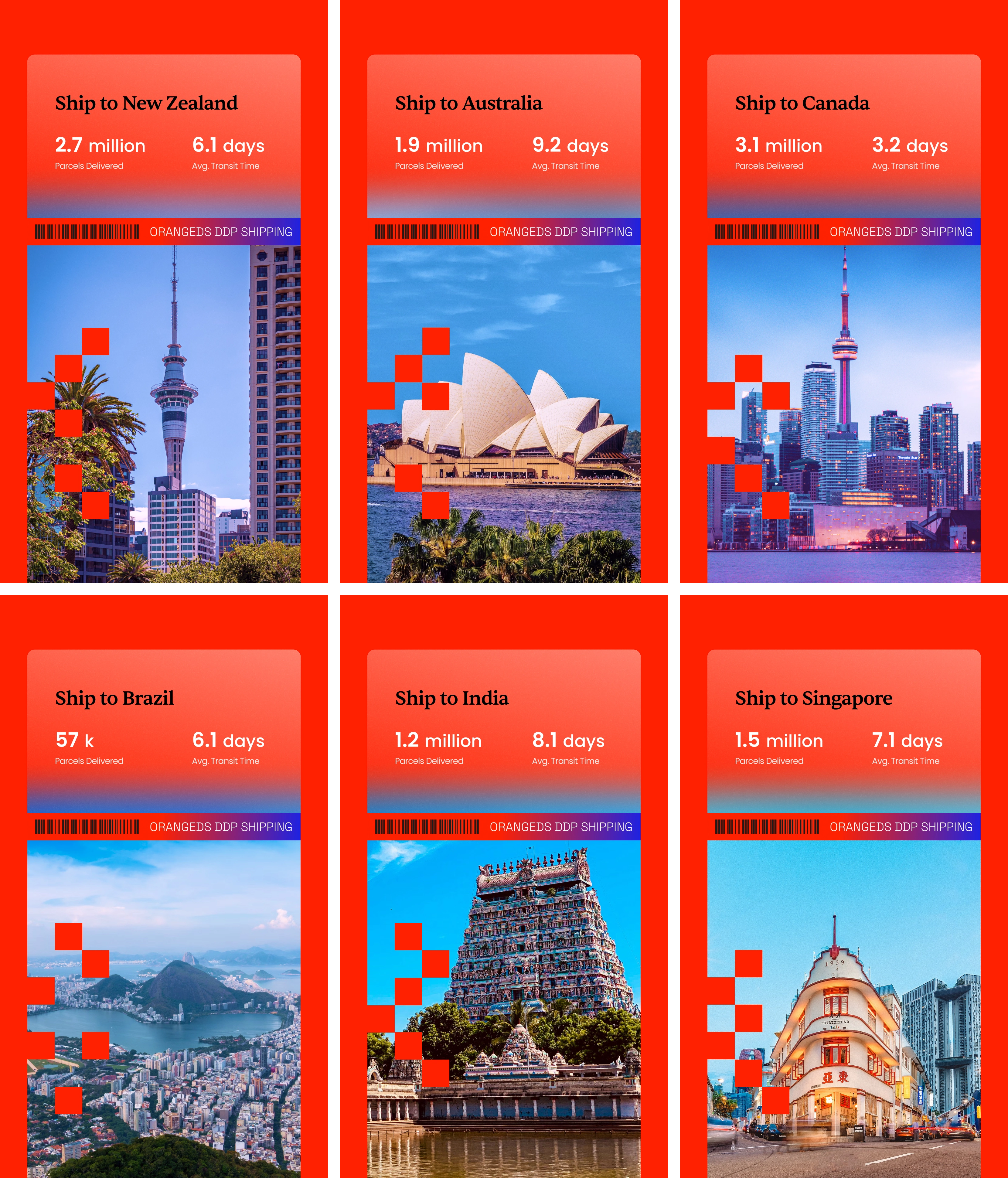 Ship to Asia-Pacific Countries