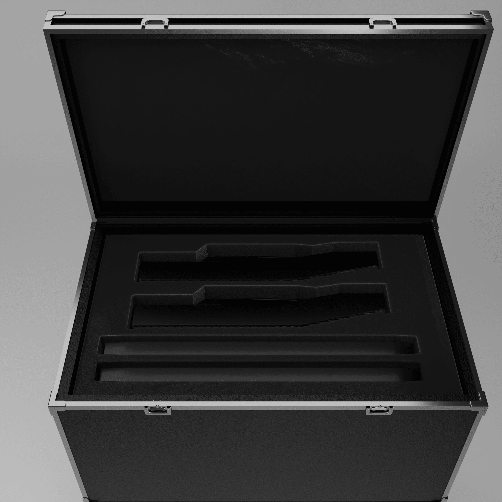 ATA Case Opened with High-Density Foam Storage