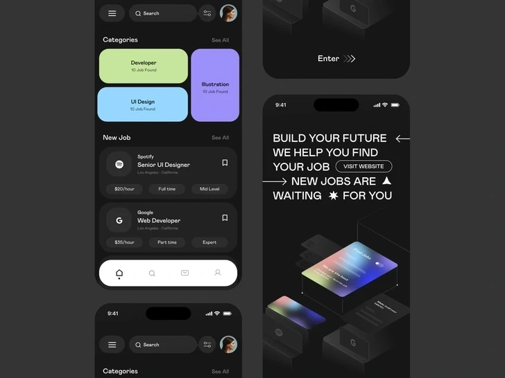 UI Design for Mobile App by Ajmal maker
