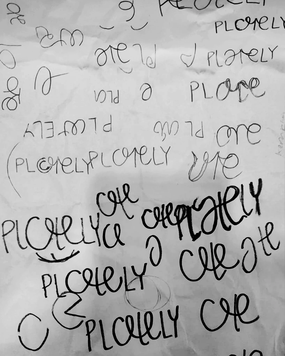 THE INITIAL SKETCH CONCEPTING OF LOGO