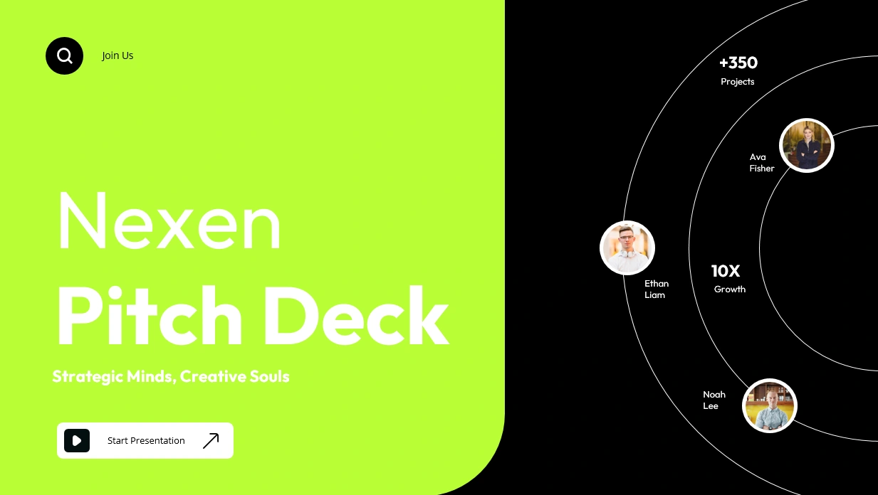 Nexen Pitch Deck Design