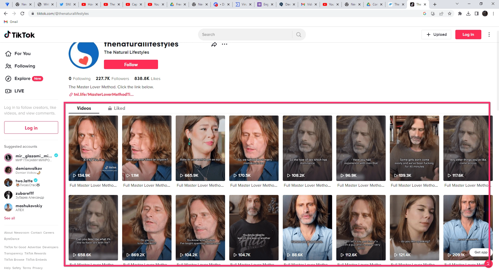 TikTok 220K Subscribers