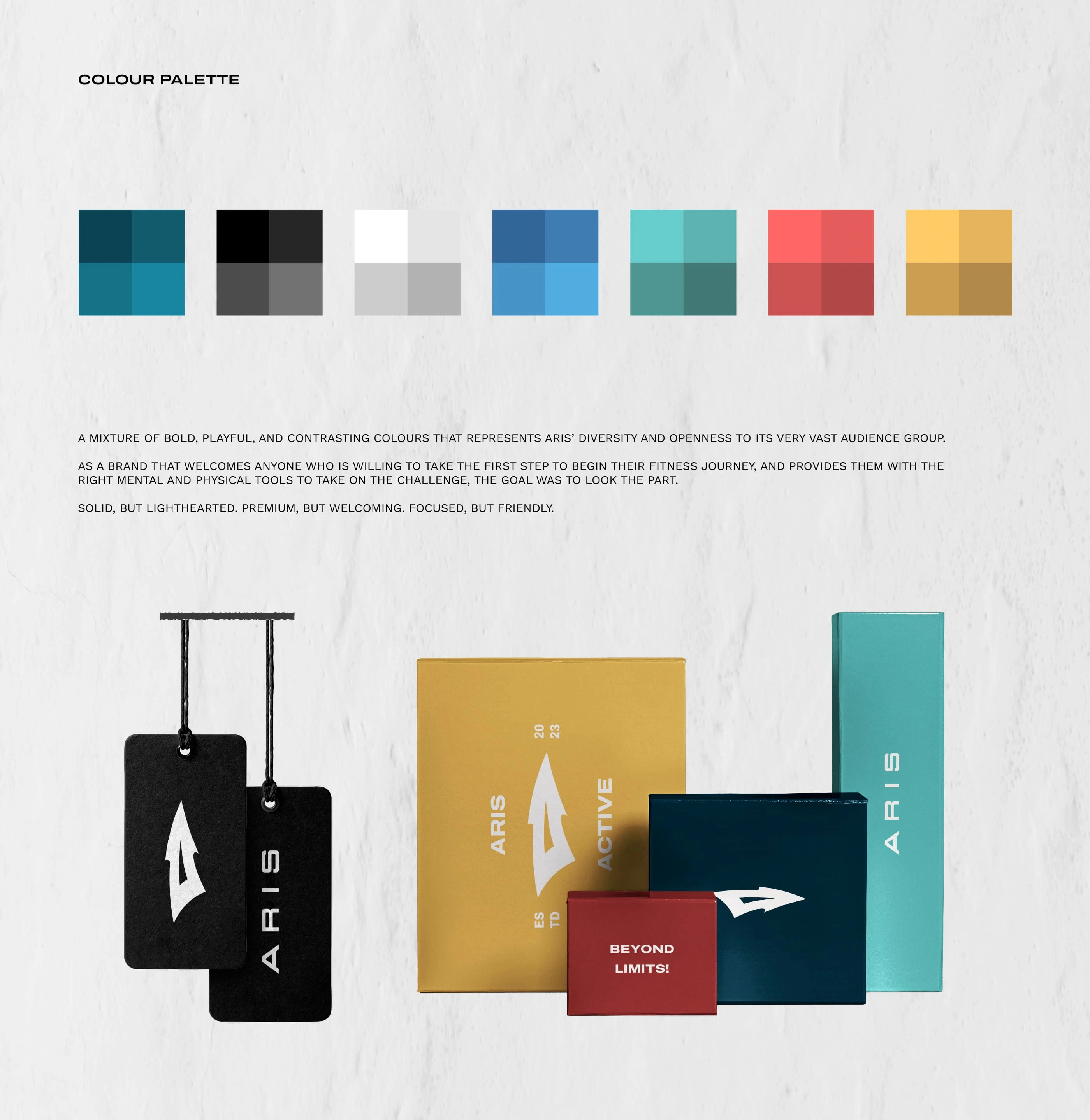 Brand Color Palette Inspired by Audience Personas and Brand Message.