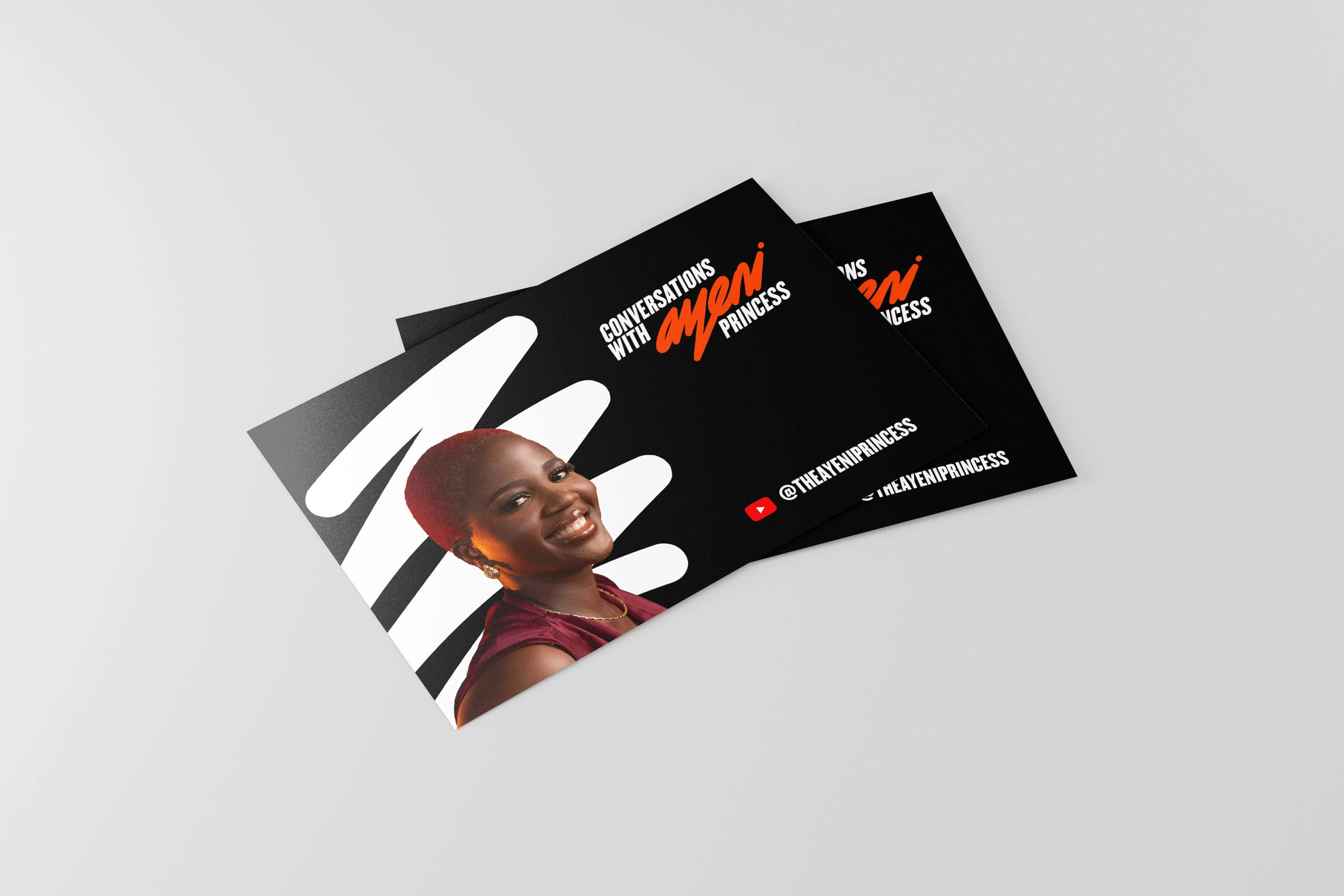 Cue Card for Show Host