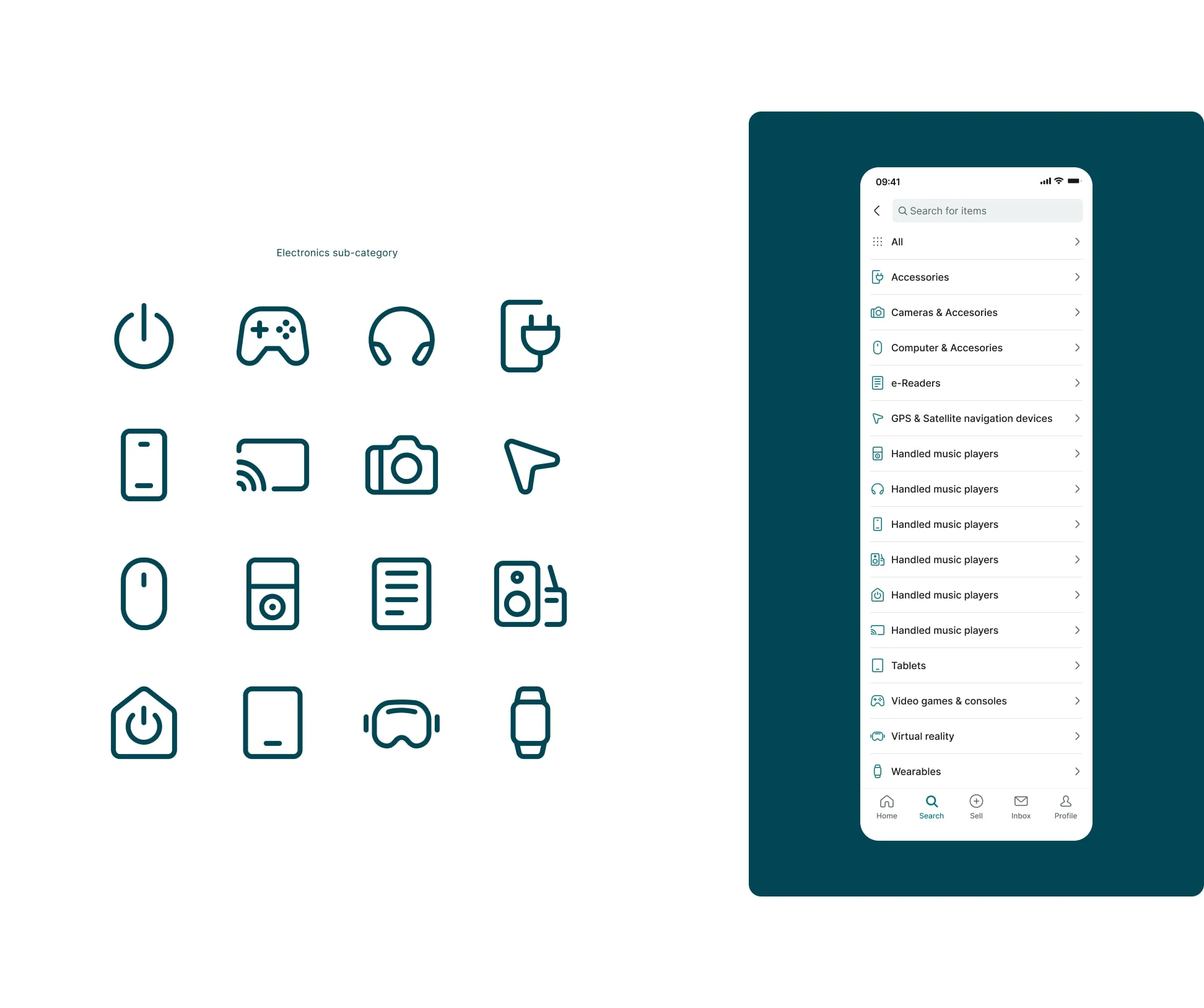 Electronics sub-category