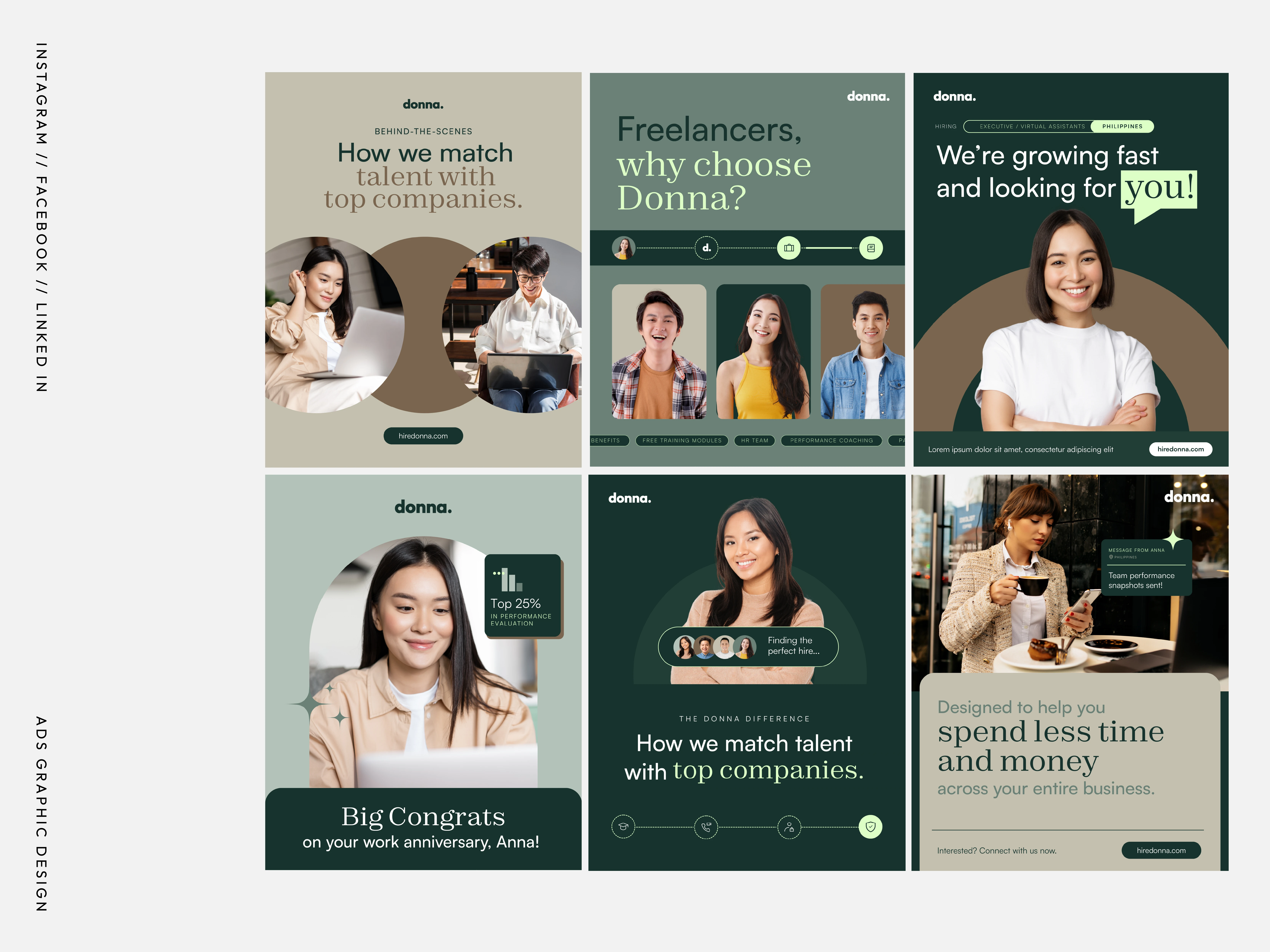 Social Media Ad Campaigns on Facebook, Linkedin, Twitter, IG for VA Company