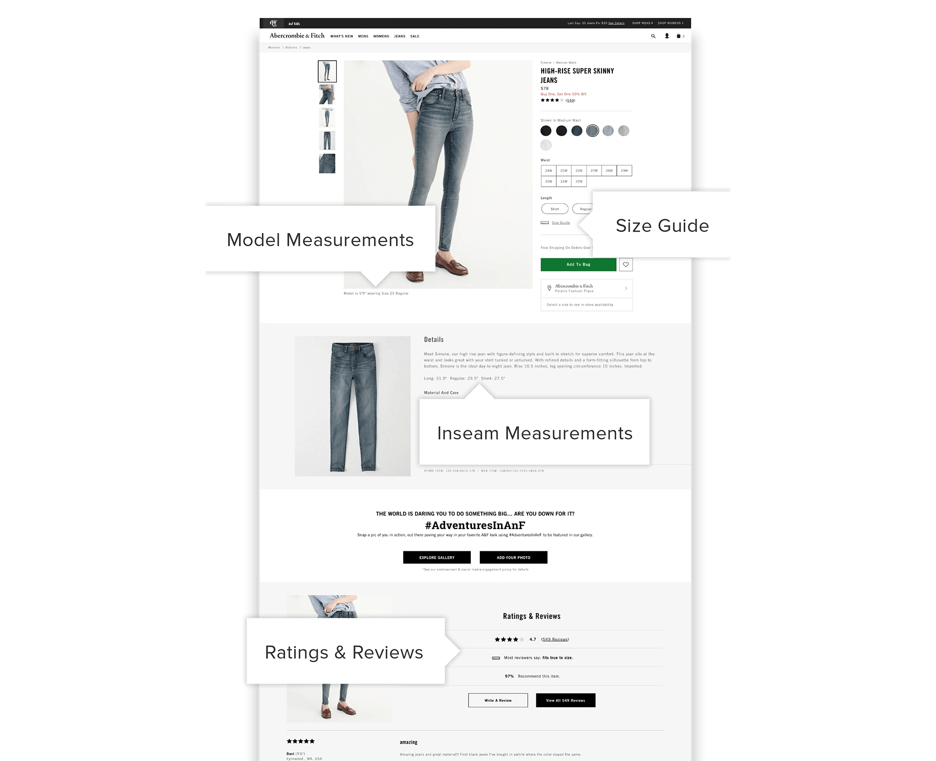 Audit of size information