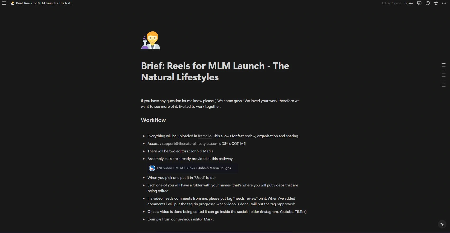 Notion Template