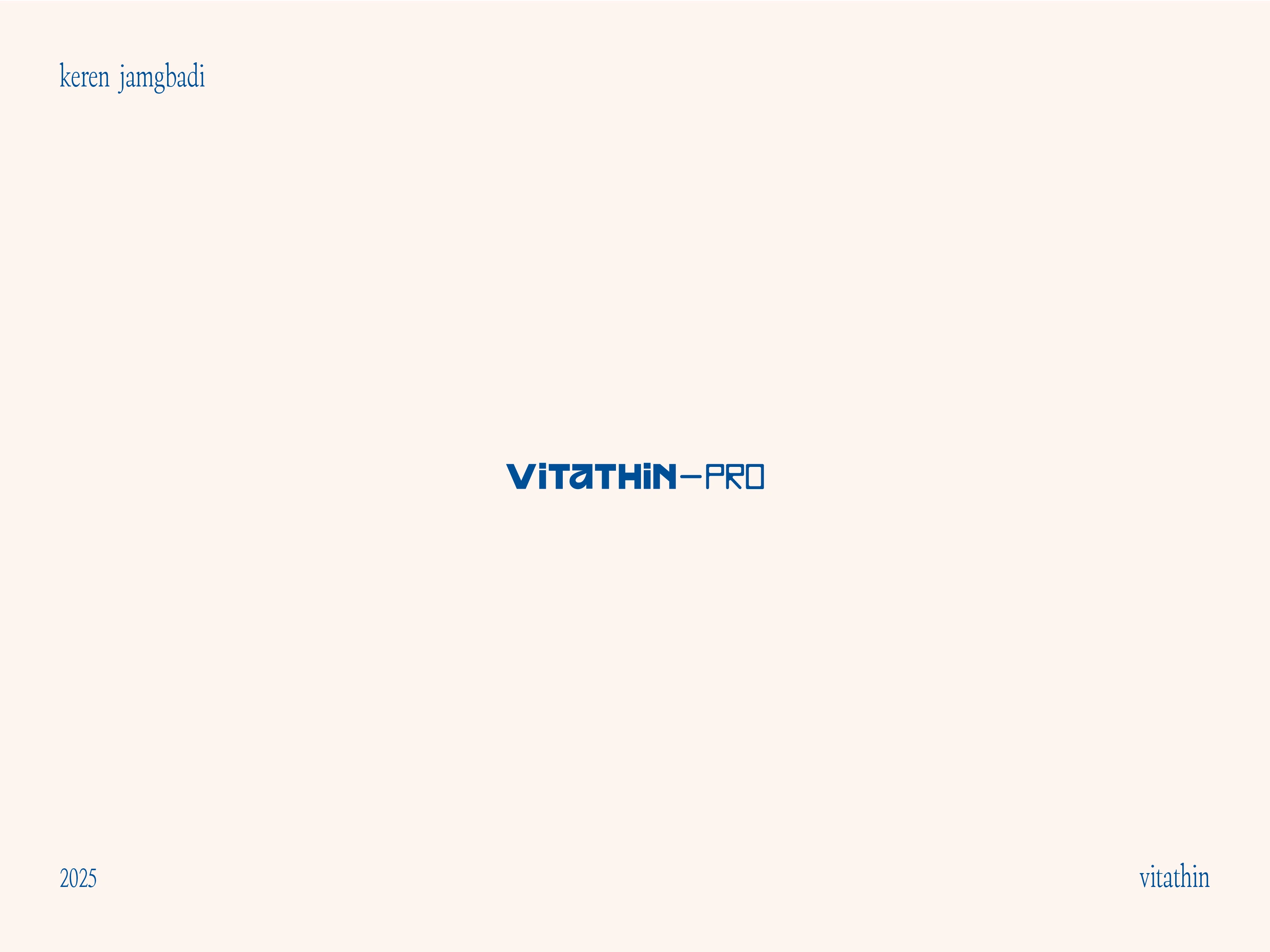 Wordmark Logo for Vitathin-Pro