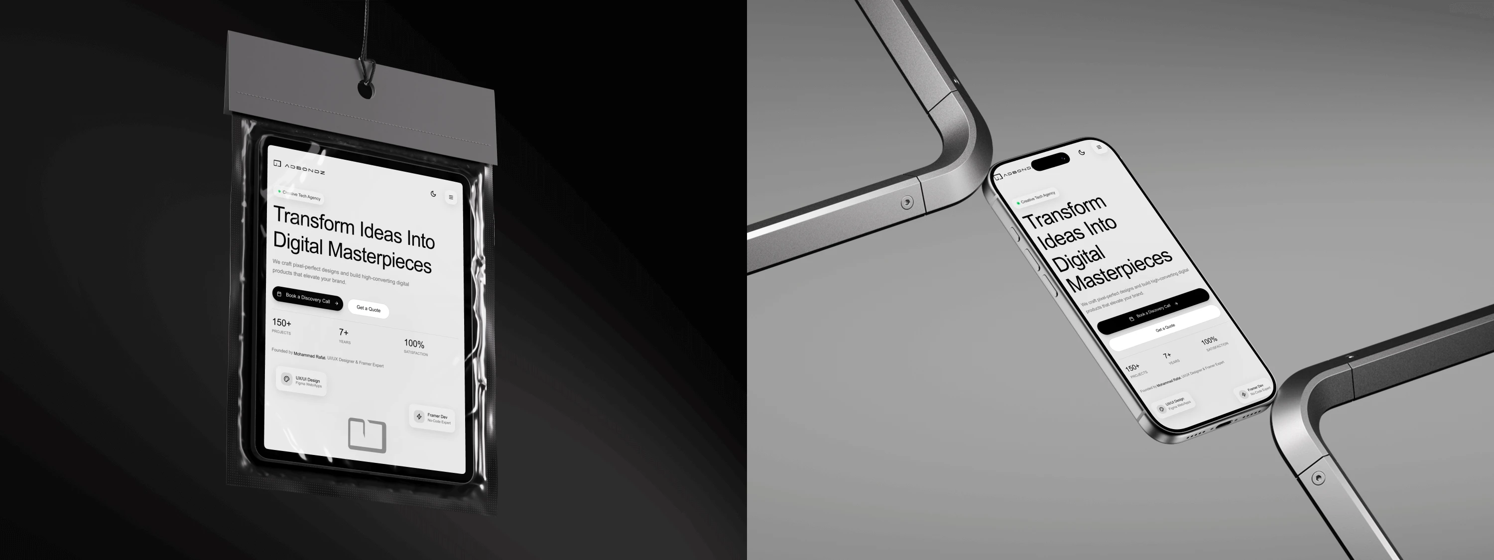 Tab Mobile Light - Mockup