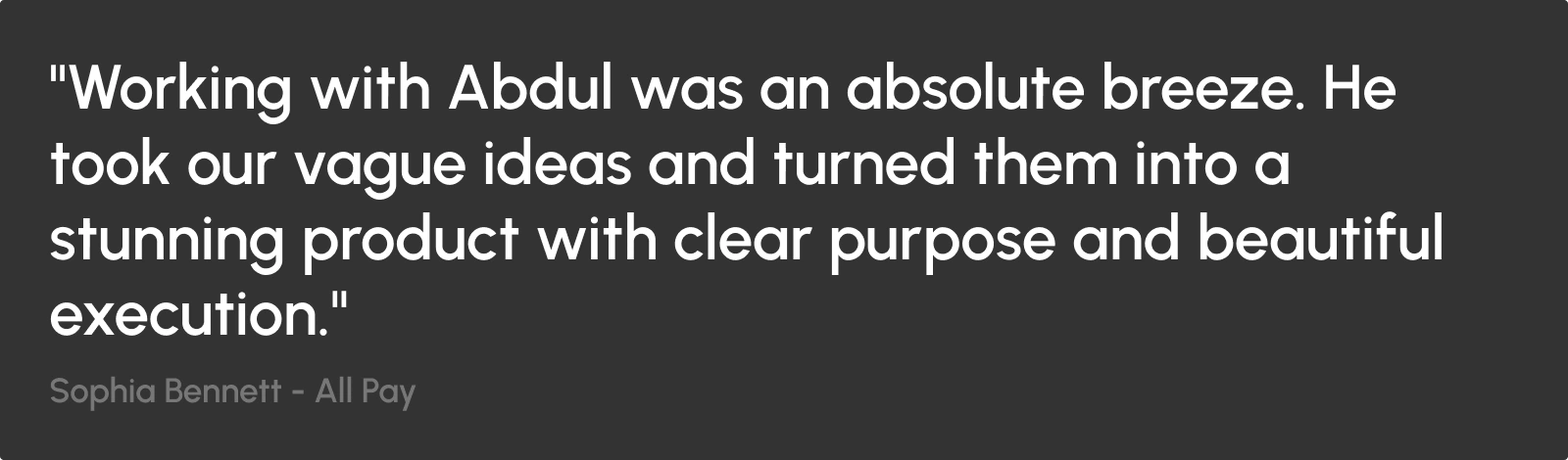 Client Review