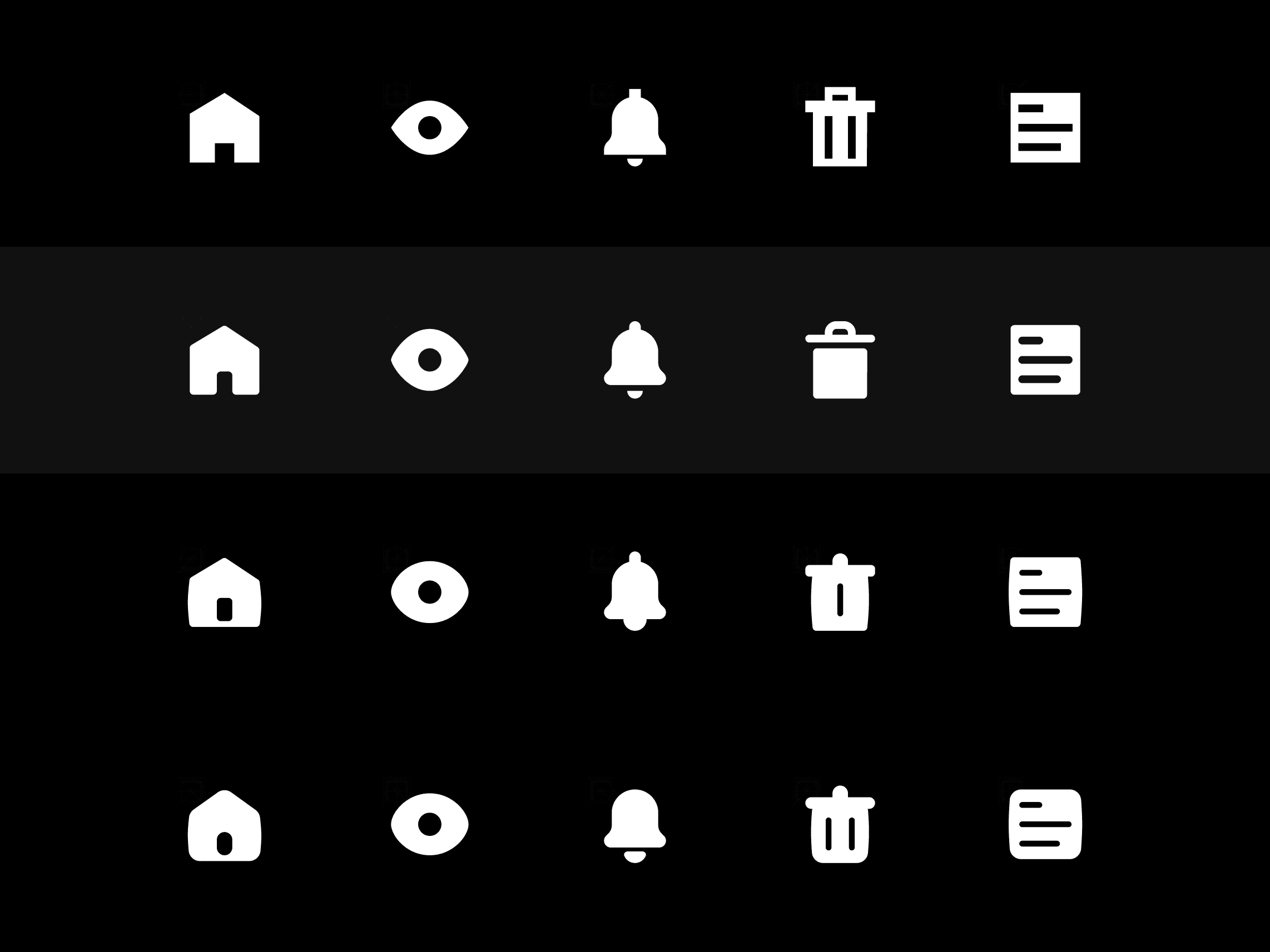 Icon styles