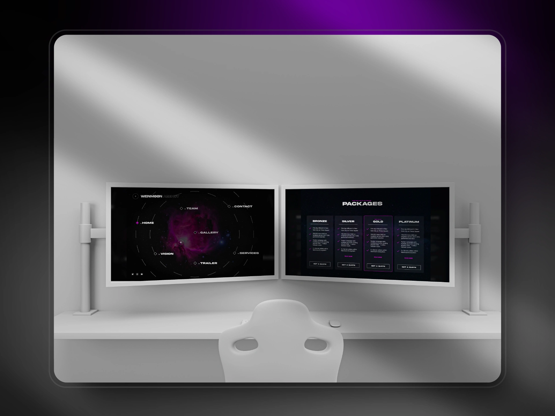 Desktop View - Mockup